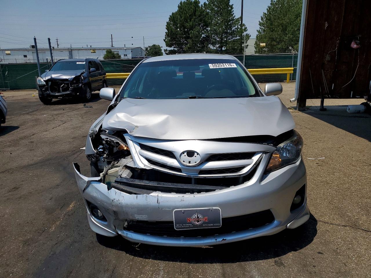 2012 Toyota Corolla S Silver vin: 2T1BU4EE7CC785717