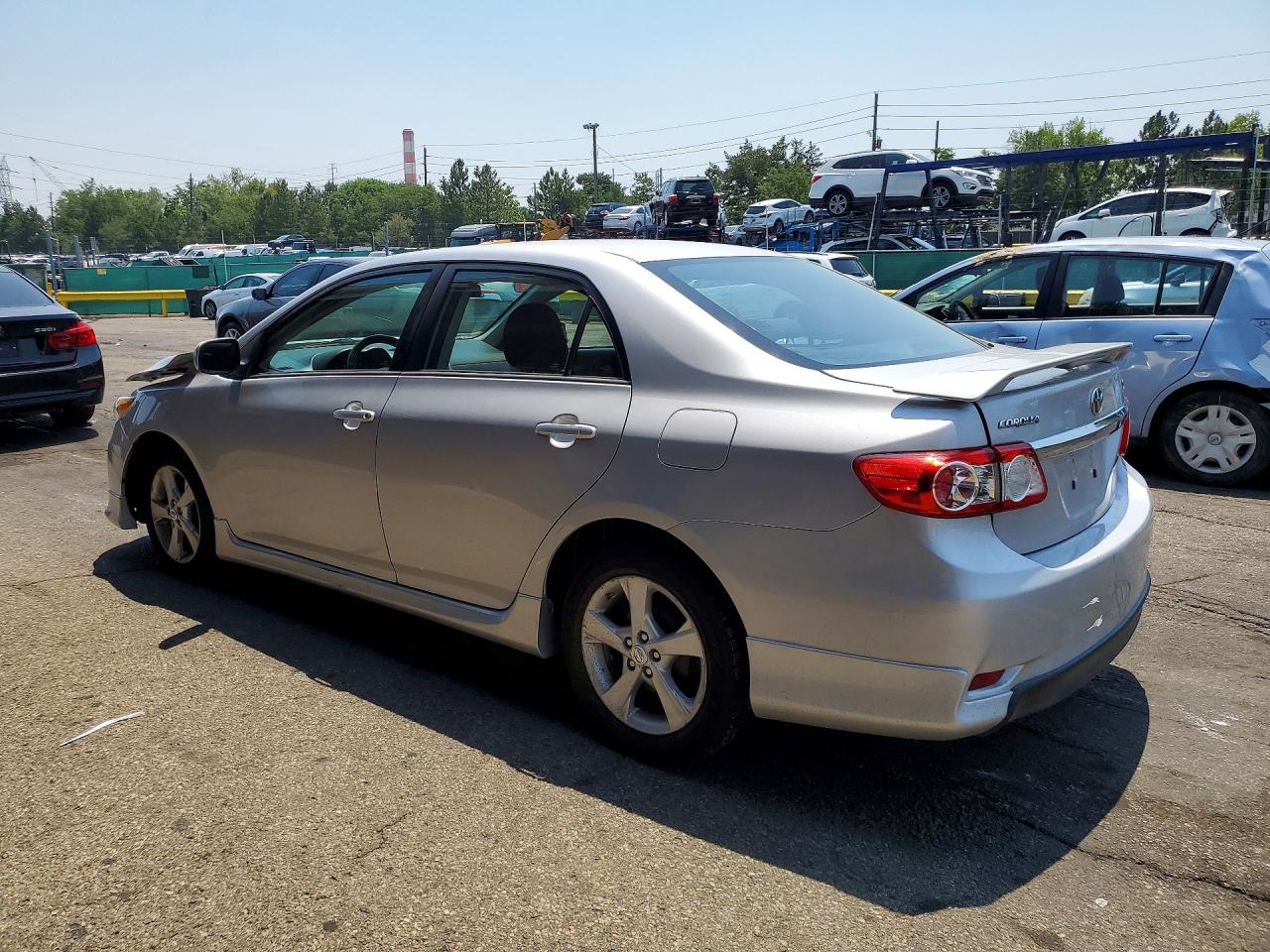 2012 Toyota Corolla S Silver vin: 2T1BU4EE7CC785717