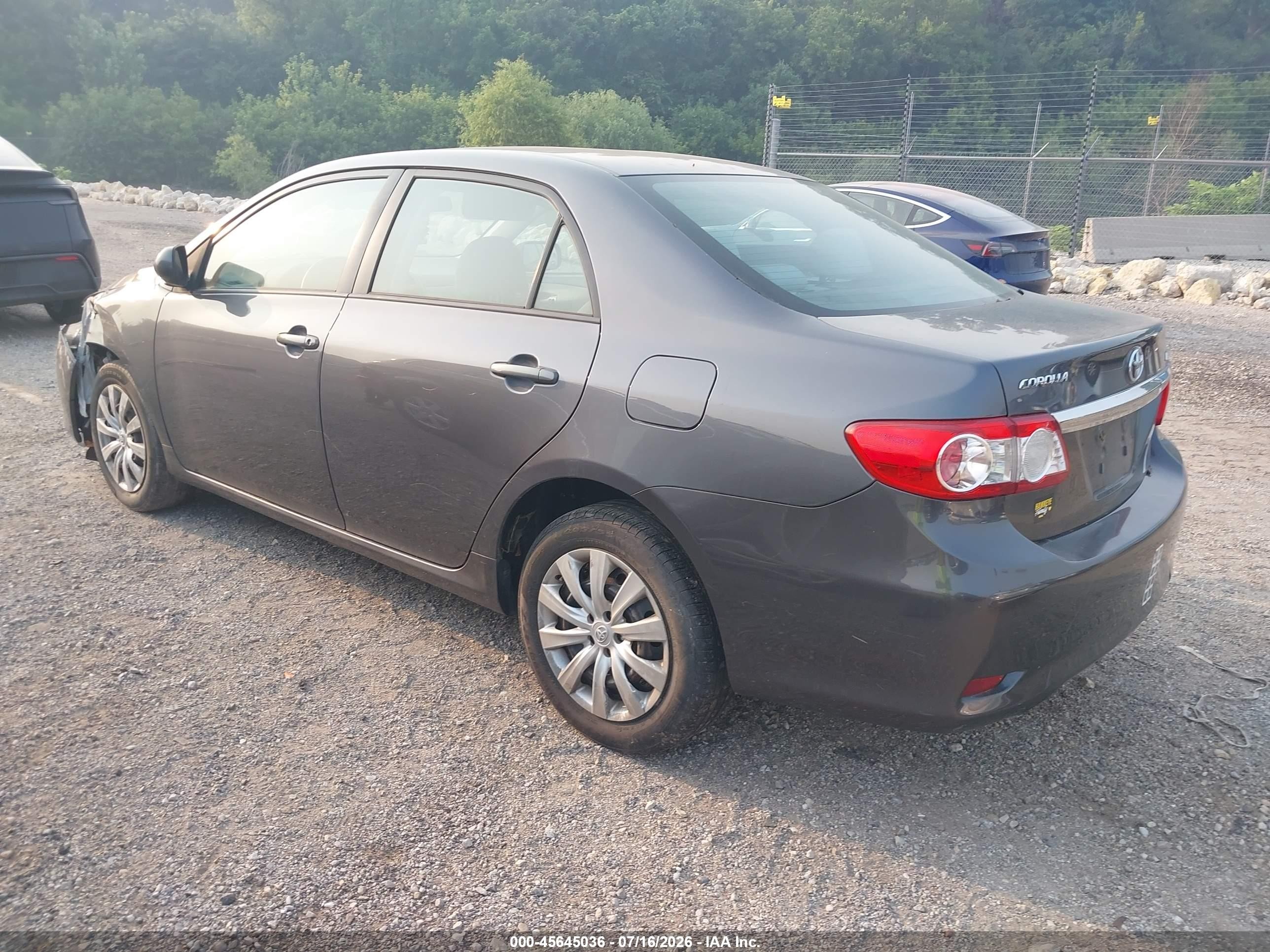 2012 Toyota Corolla Le Серый vin: 2T1BU4EE7CC785720
