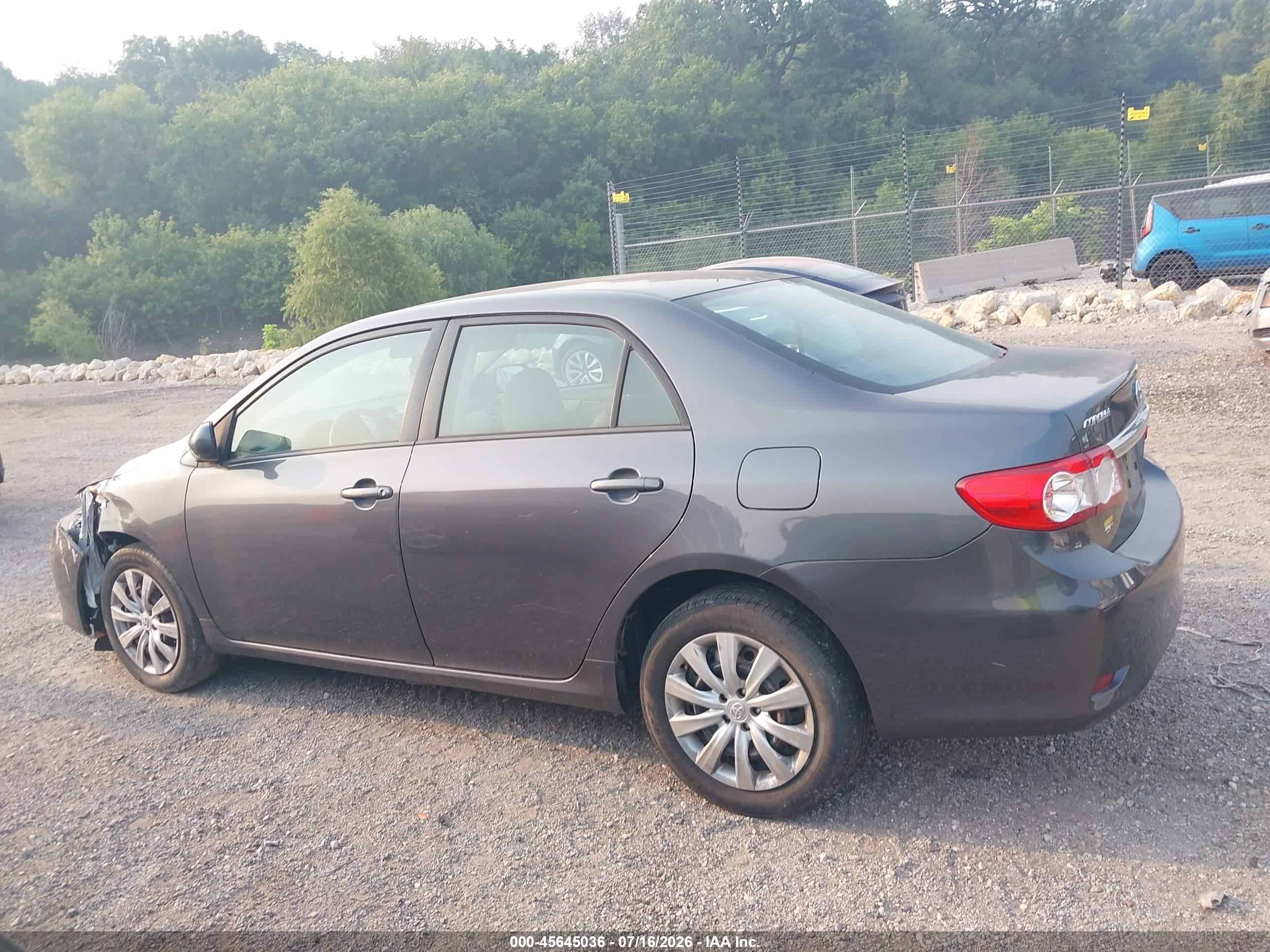2012 Toyota Corolla Le Серый vin: 2T1BU4EE7CC785720