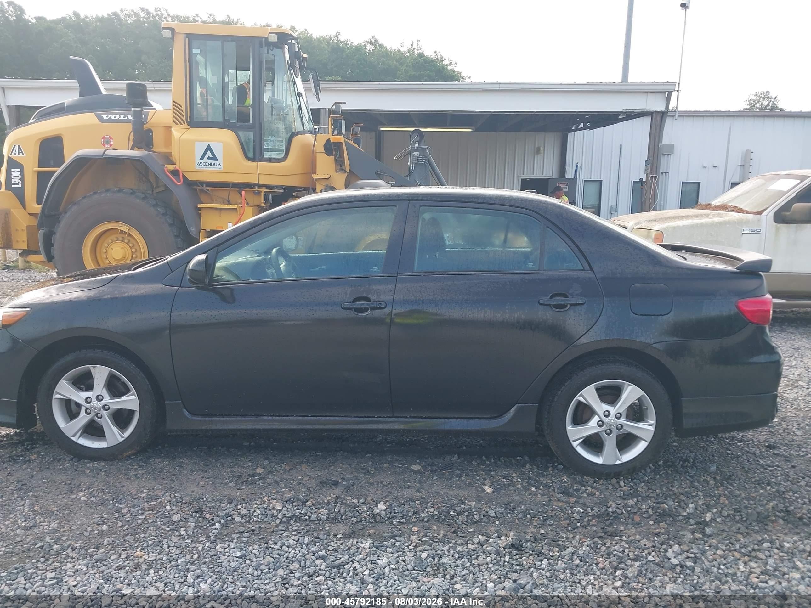 2012 Toyota Corolla S Black vin: 2T1BU4EE7CC788259