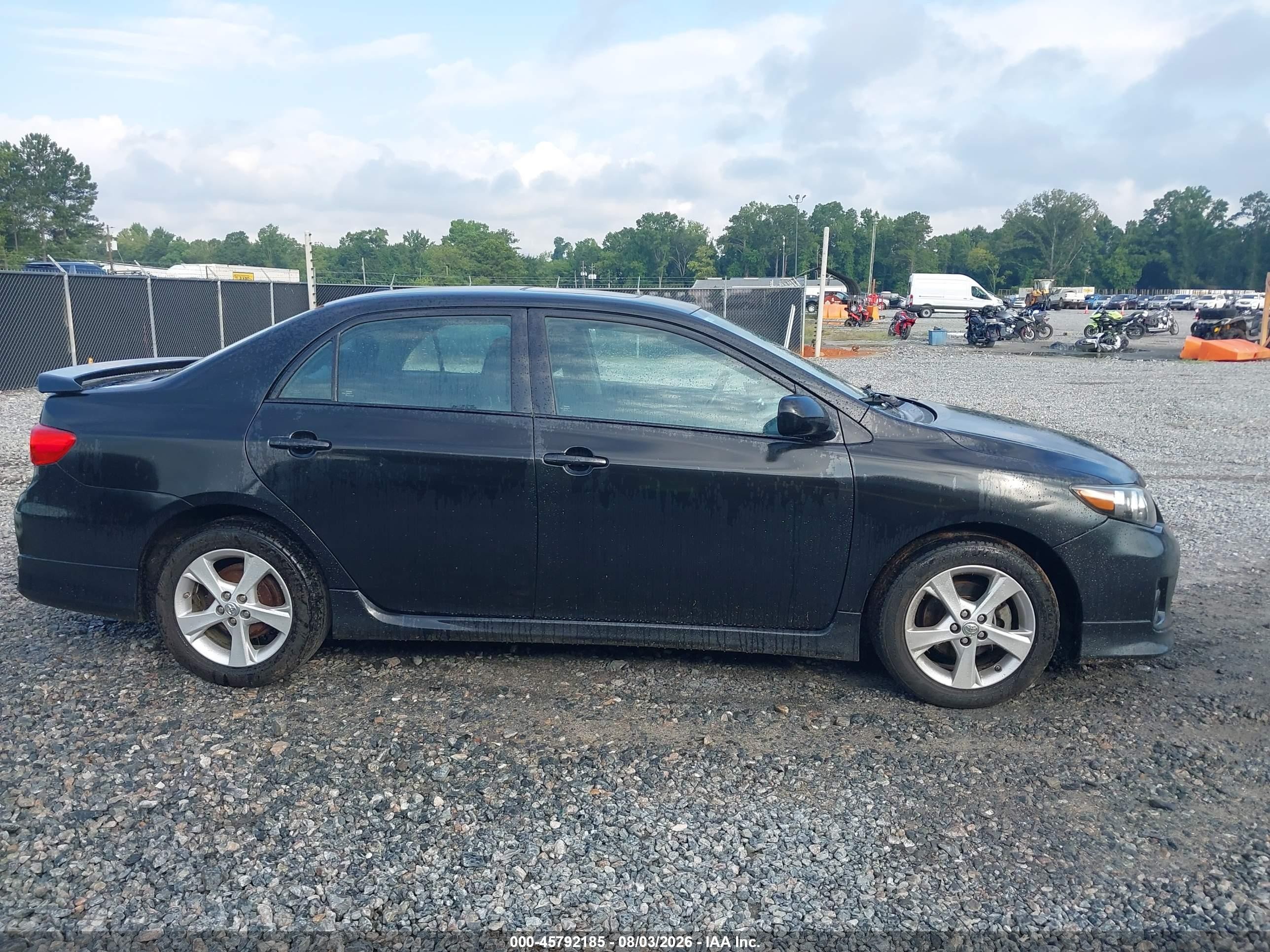 2012 Toyota Corolla S Black vin: 2T1BU4EE7CC788259