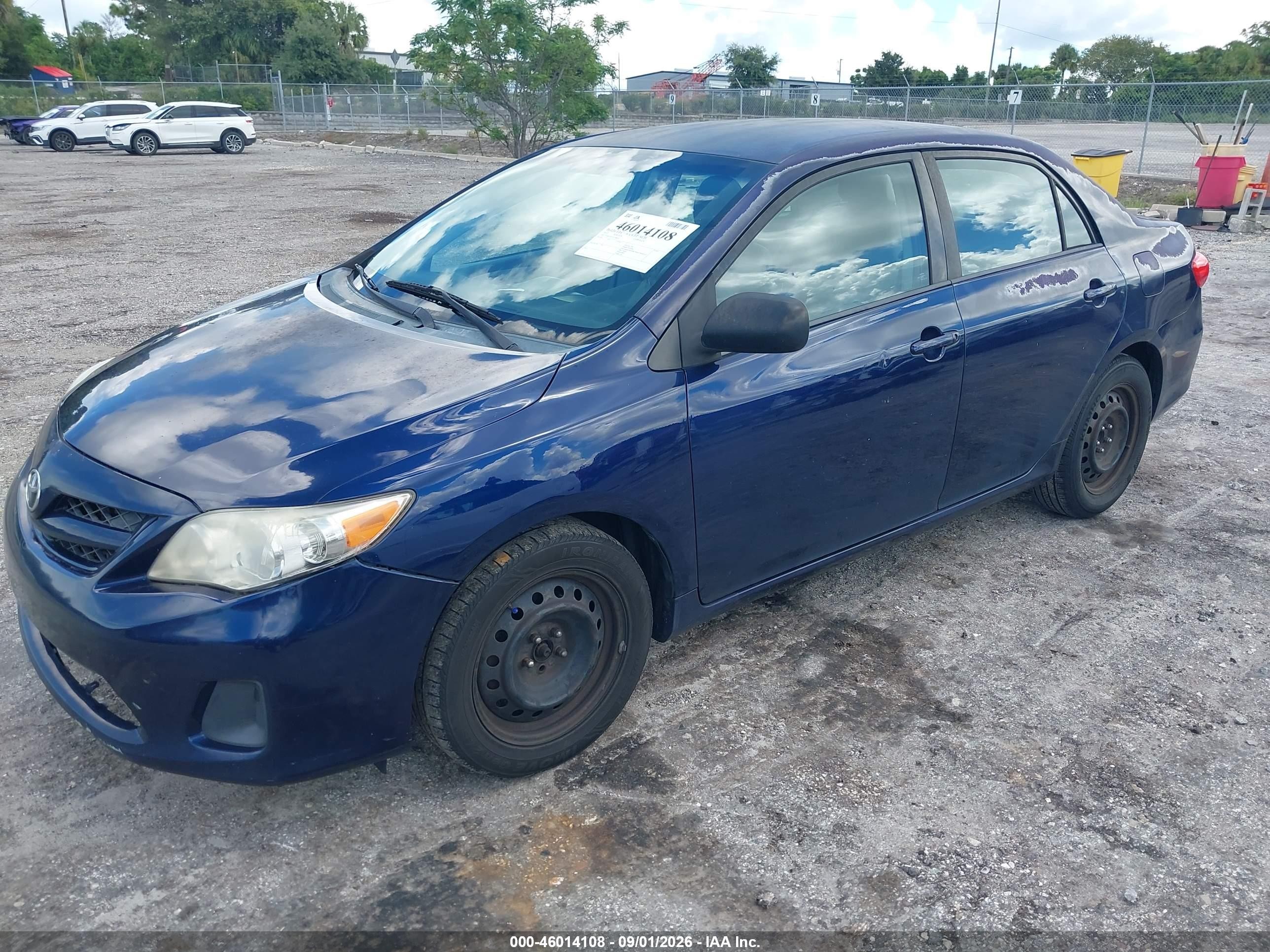 2012 Toyota Corolla Le Dark Blue vin: 2T1BU4EE7CC788732