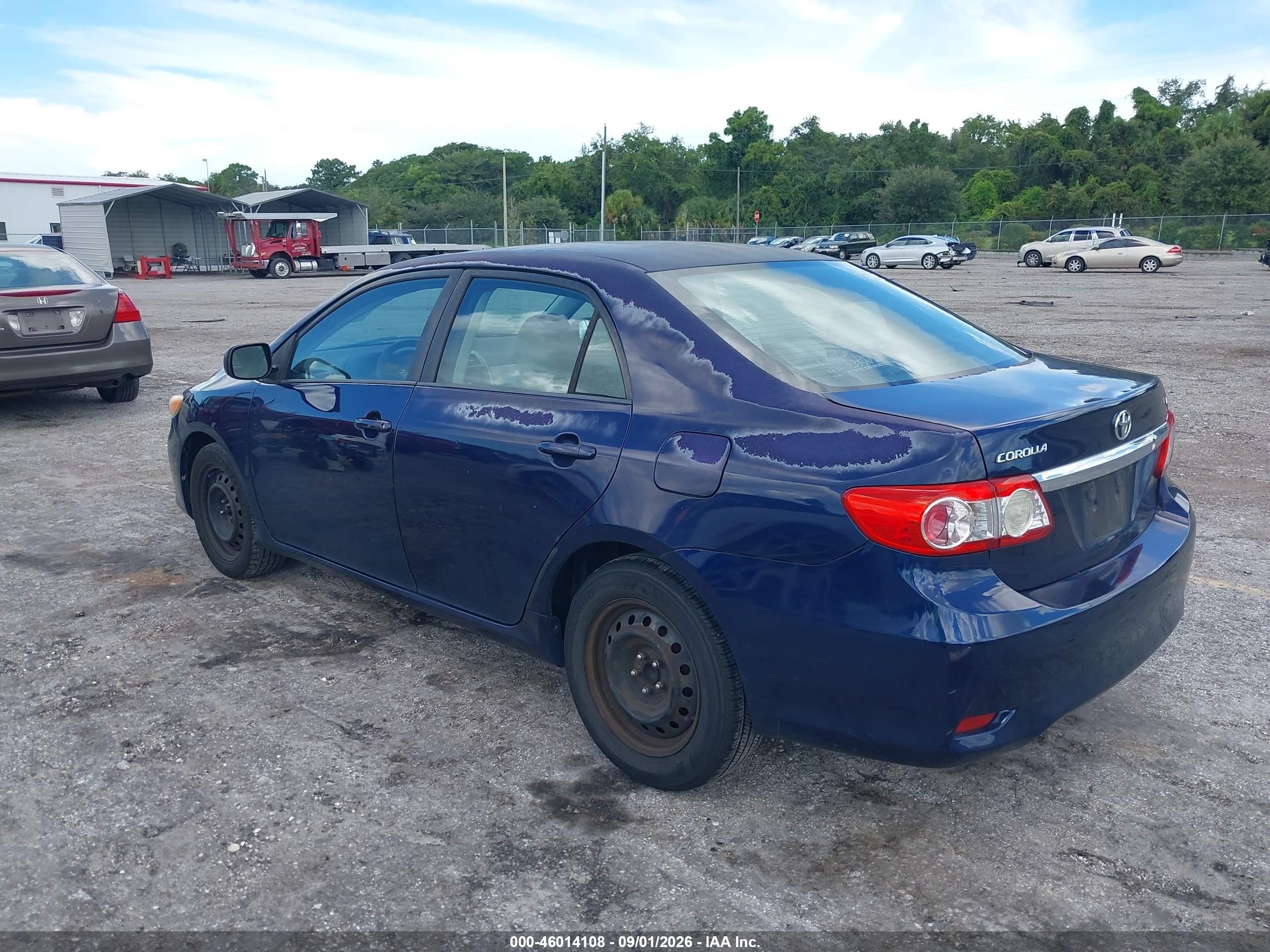2012 Toyota Corolla Le Dark Blue vin: 2T1BU4EE7CC788732