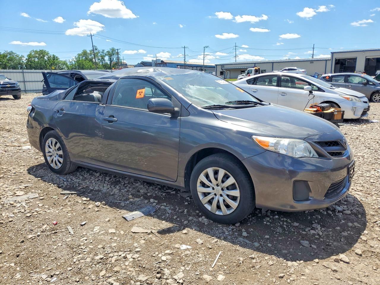 2012 Toyota Corolla Le Gray vin: 2T1BU4EE7CC791601
