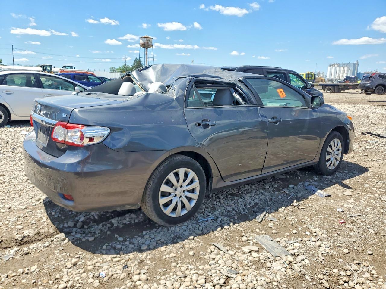 2012 Toyota Corolla Le Gray vin: 2T1BU4EE7CC791601