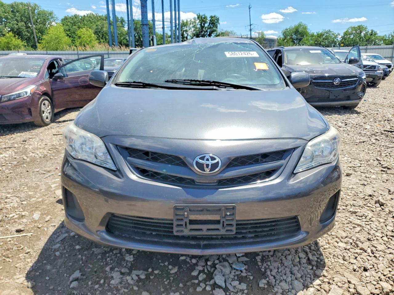 2012 Toyota Corolla Le Gray vin: 2T1BU4EE7CC791601