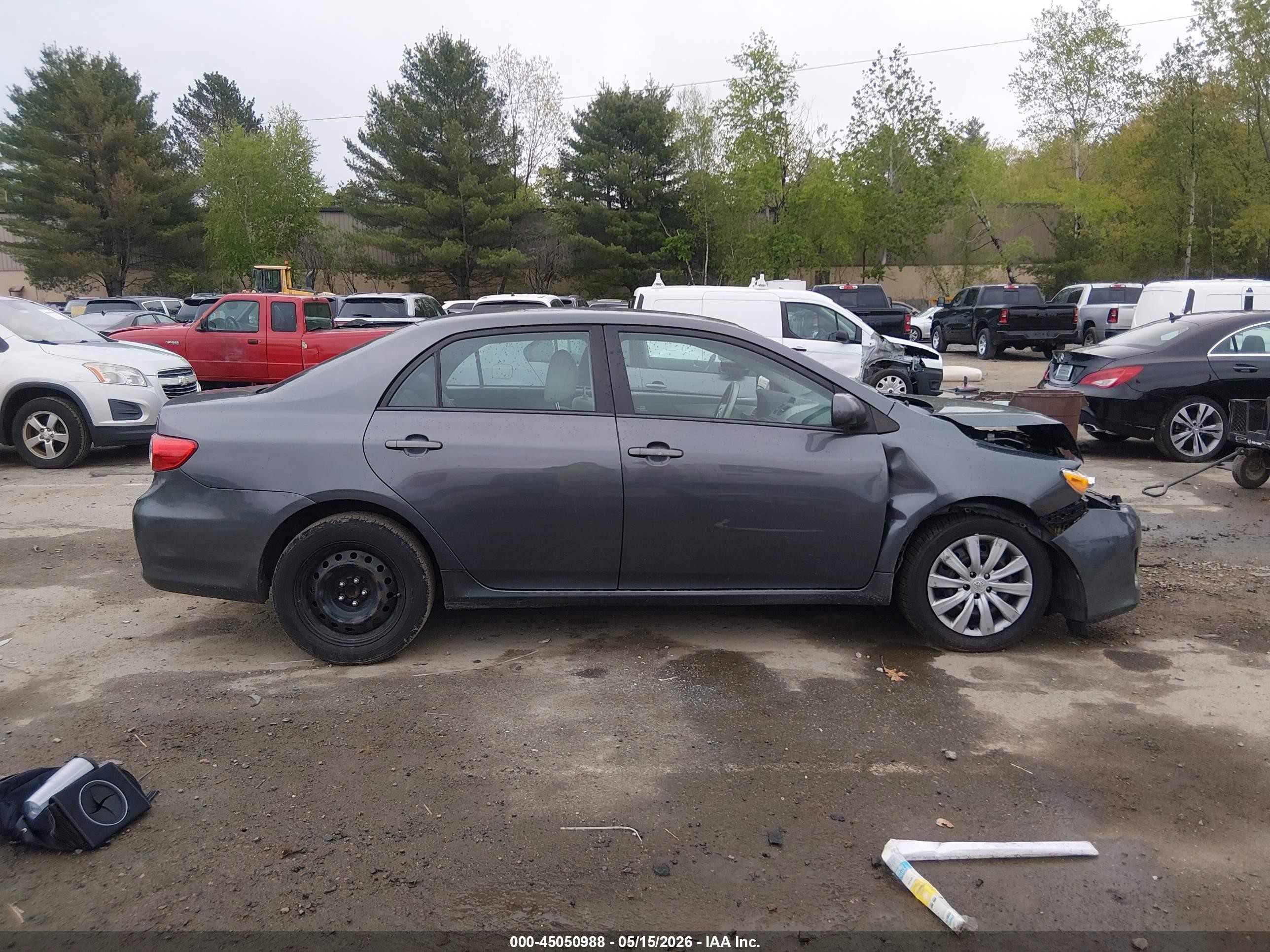 2012 Toyota Corolla Le Gray vin: 2T1BU4EE7CC826086