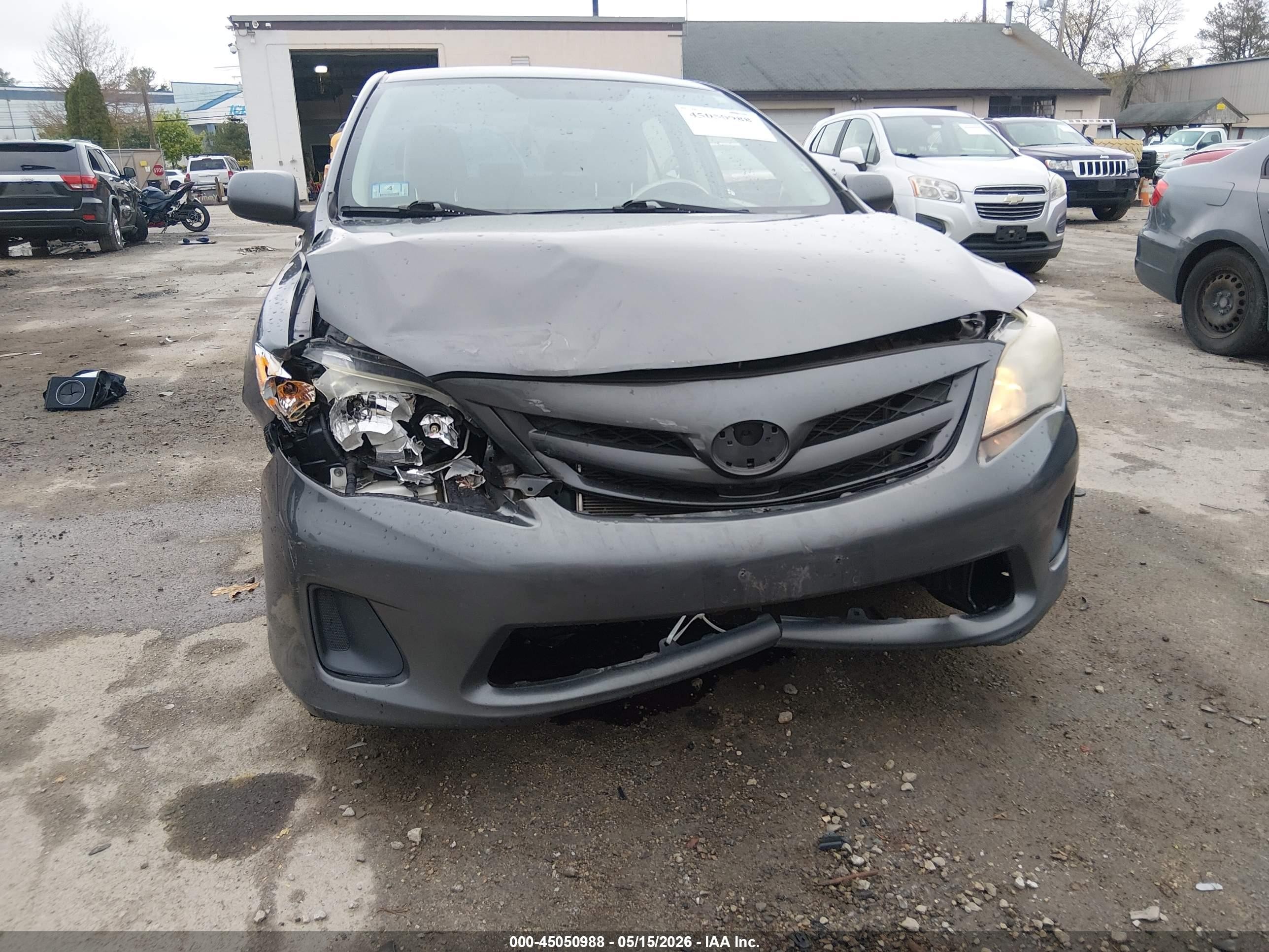 2012 Toyota Corolla Le Gray vin: 2T1BU4EE7CC826086