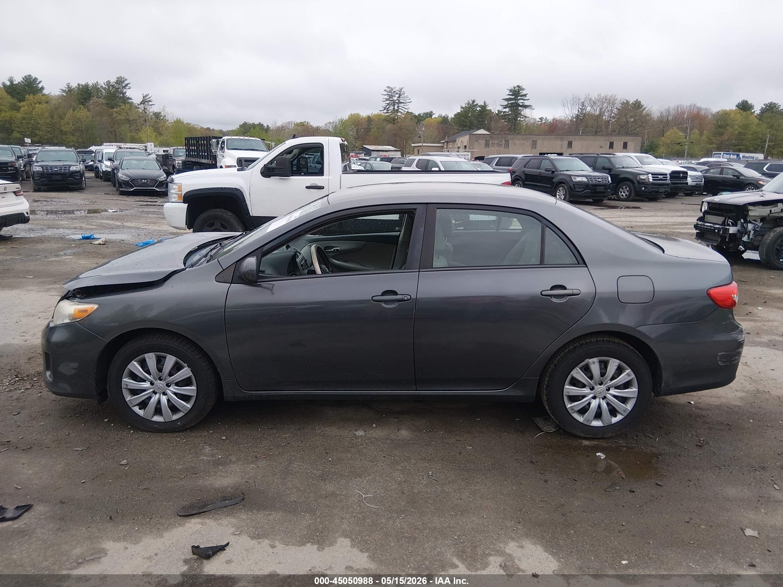 2012 Toyota Corolla Le Gray vin: 2T1BU4EE7CC826086