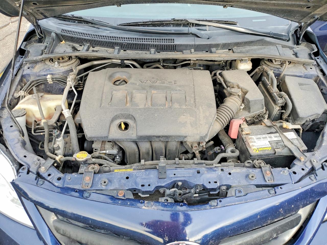 2012 Toyota Corolla Le Blue vin: 2T1BU4EE7CC834477