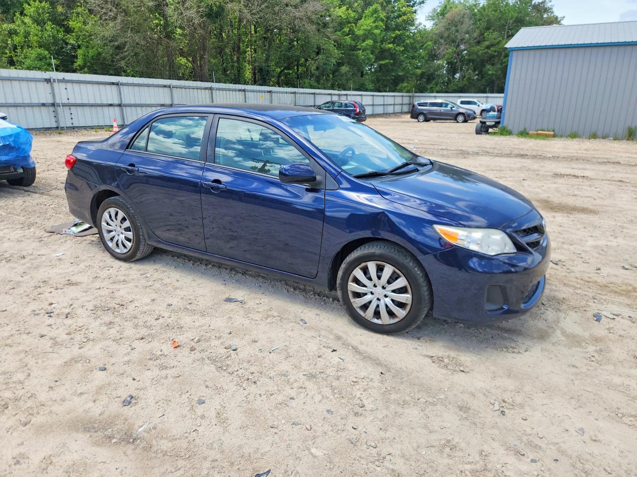 2012 Toyota Corolla Le Blue vin: 2T1BU4EE7CC836889