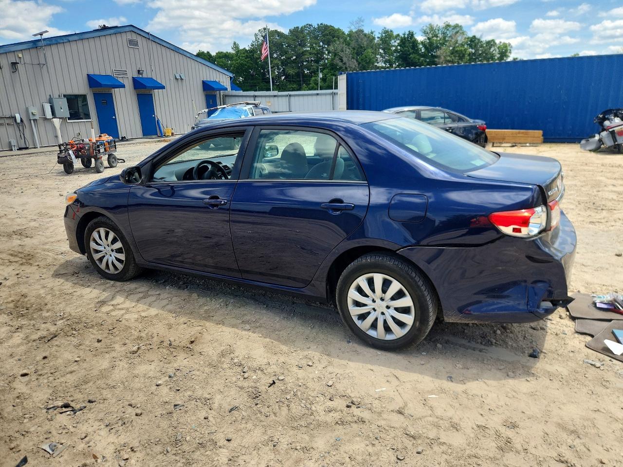 2012 Toyota Corolla Le Blue vin: 2T1BU4EE7CC836889