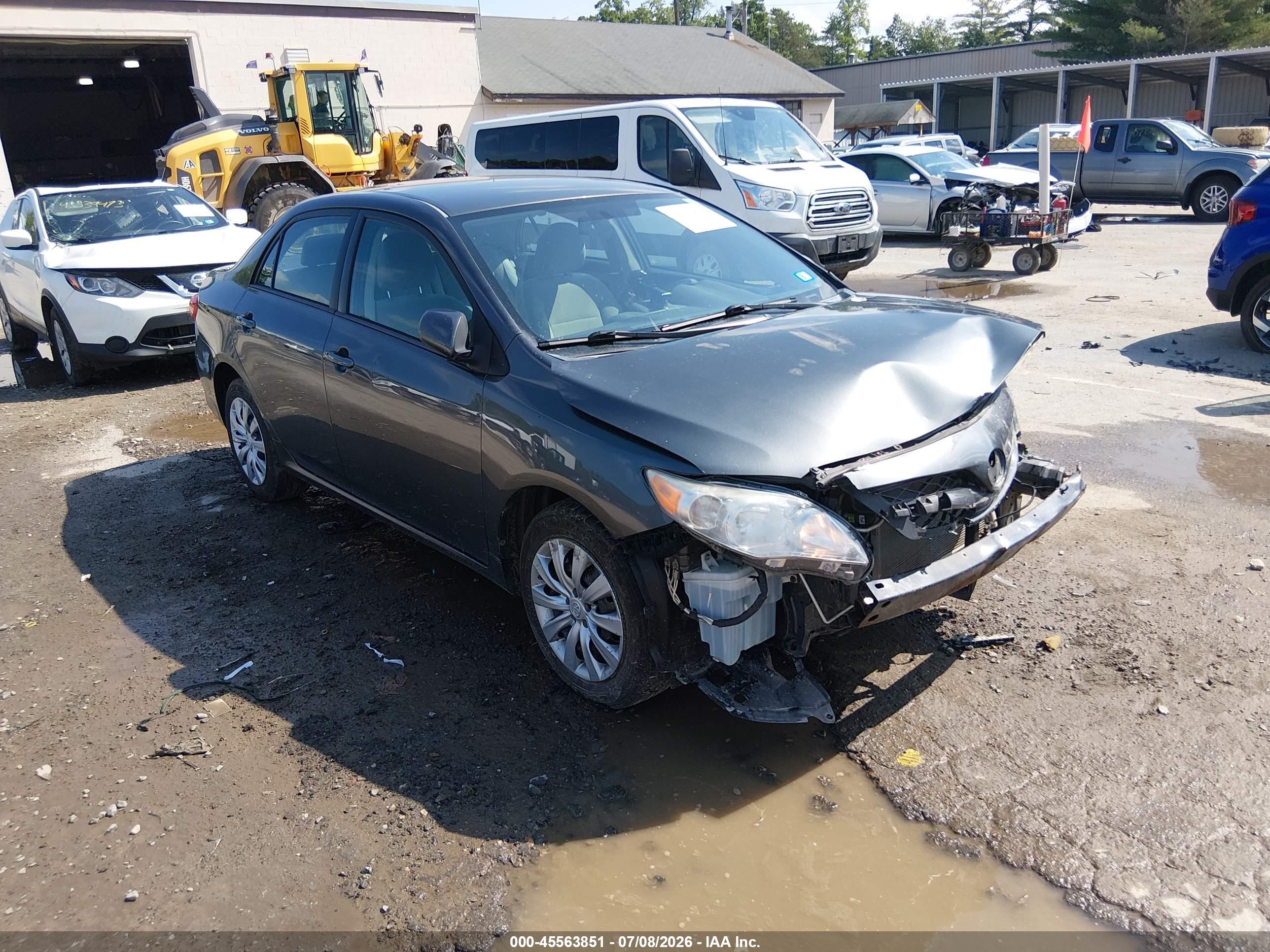 2012 Toyota Corolla Le Gray vin: 2T1BU4EE7CC837170