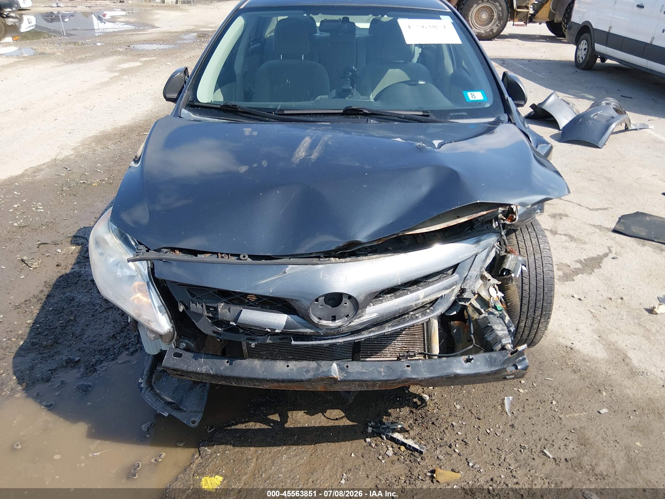 2012 Toyota Corolla Le Серый vin: 2T1BU4EE7CC837170