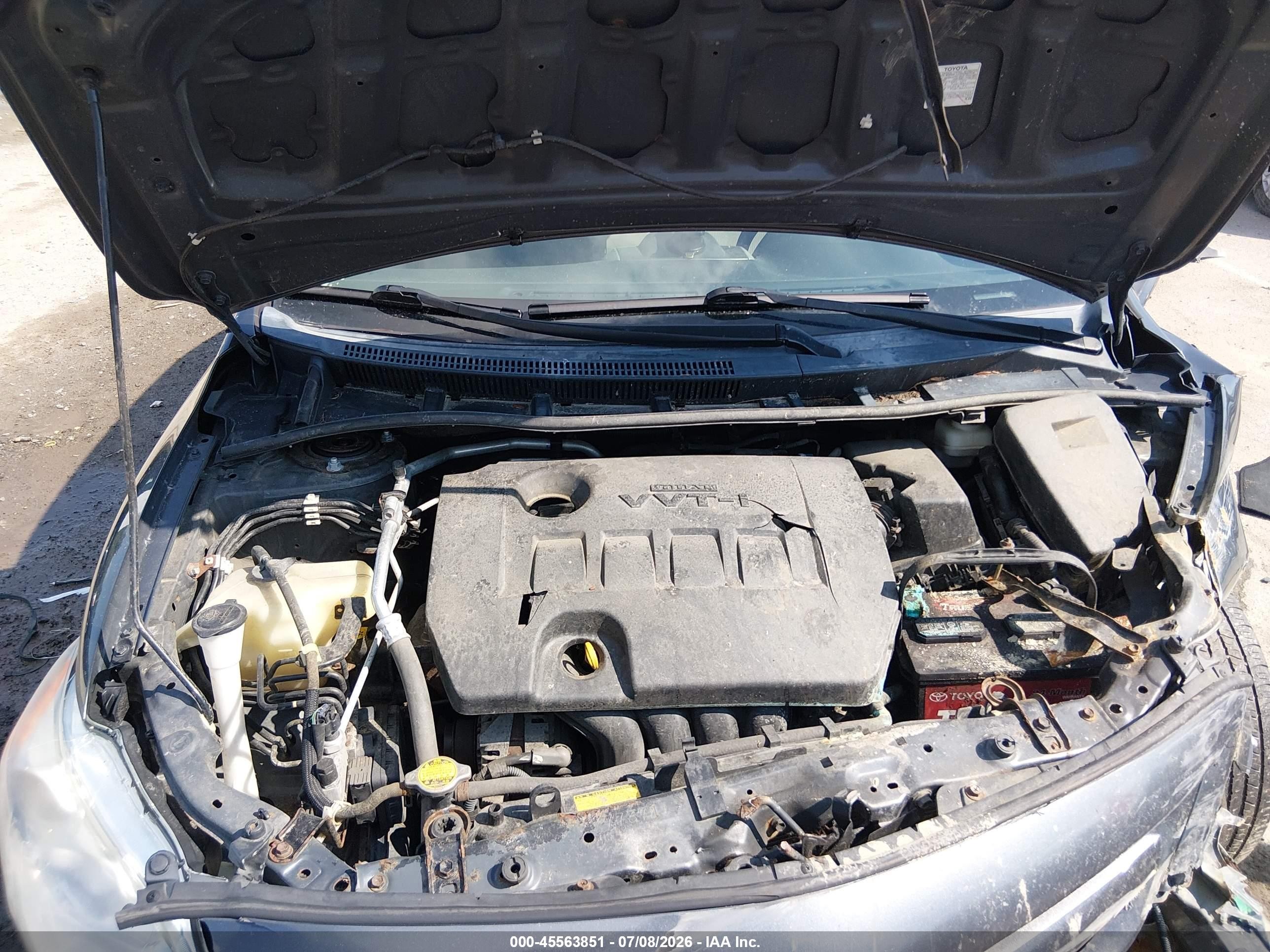 2012 Toyota Corolla Le Серый vin: 2T1BU4EE7CC837170