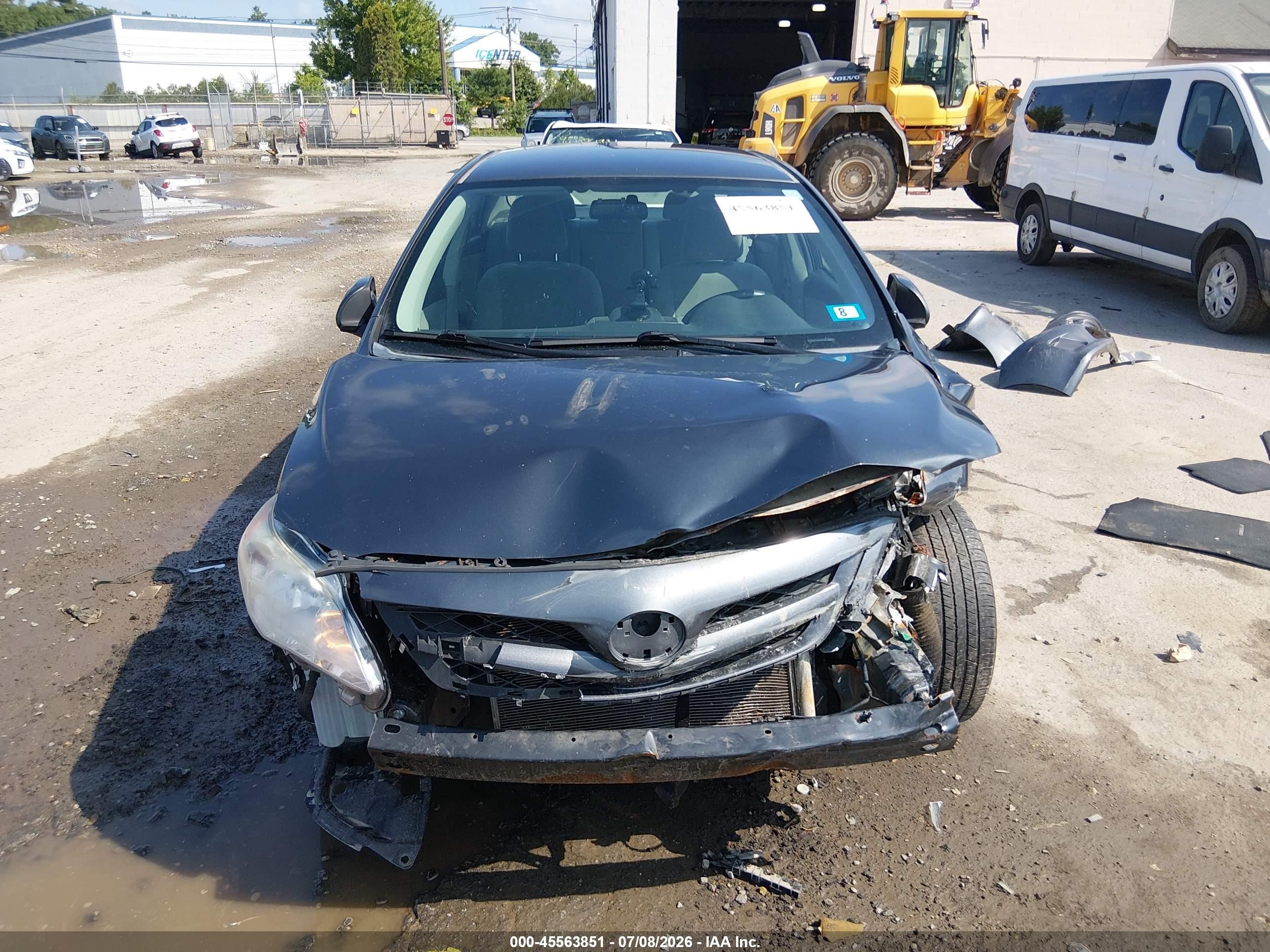 2012 Toyota Corolla Le Серый vin: 2T1BU4EE7CC837170