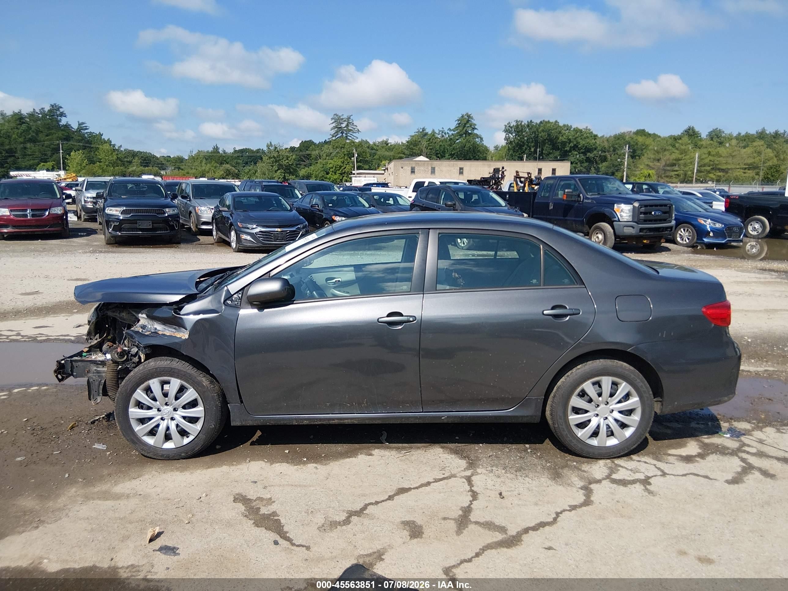 2012 Toyota Corolla Le Серый vin: 2T1BU4EE7CC837170