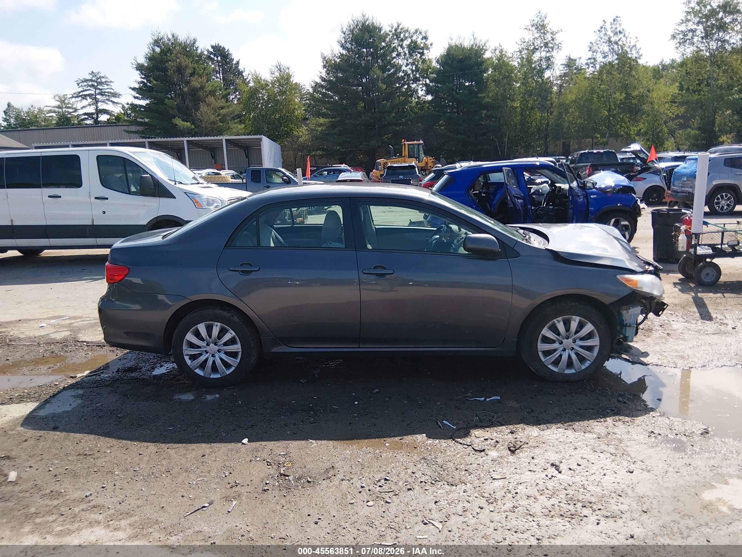 2012 Toyota Corolla Le Серый vin: 2T1BU4EE7CC837170