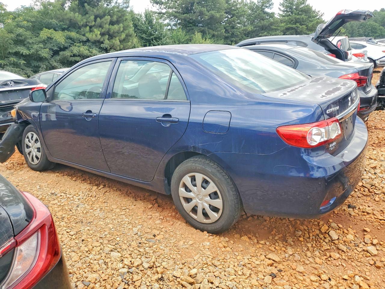 2012 Toyota Corolla L Blue vin: 2T1BU4EE7CC843082