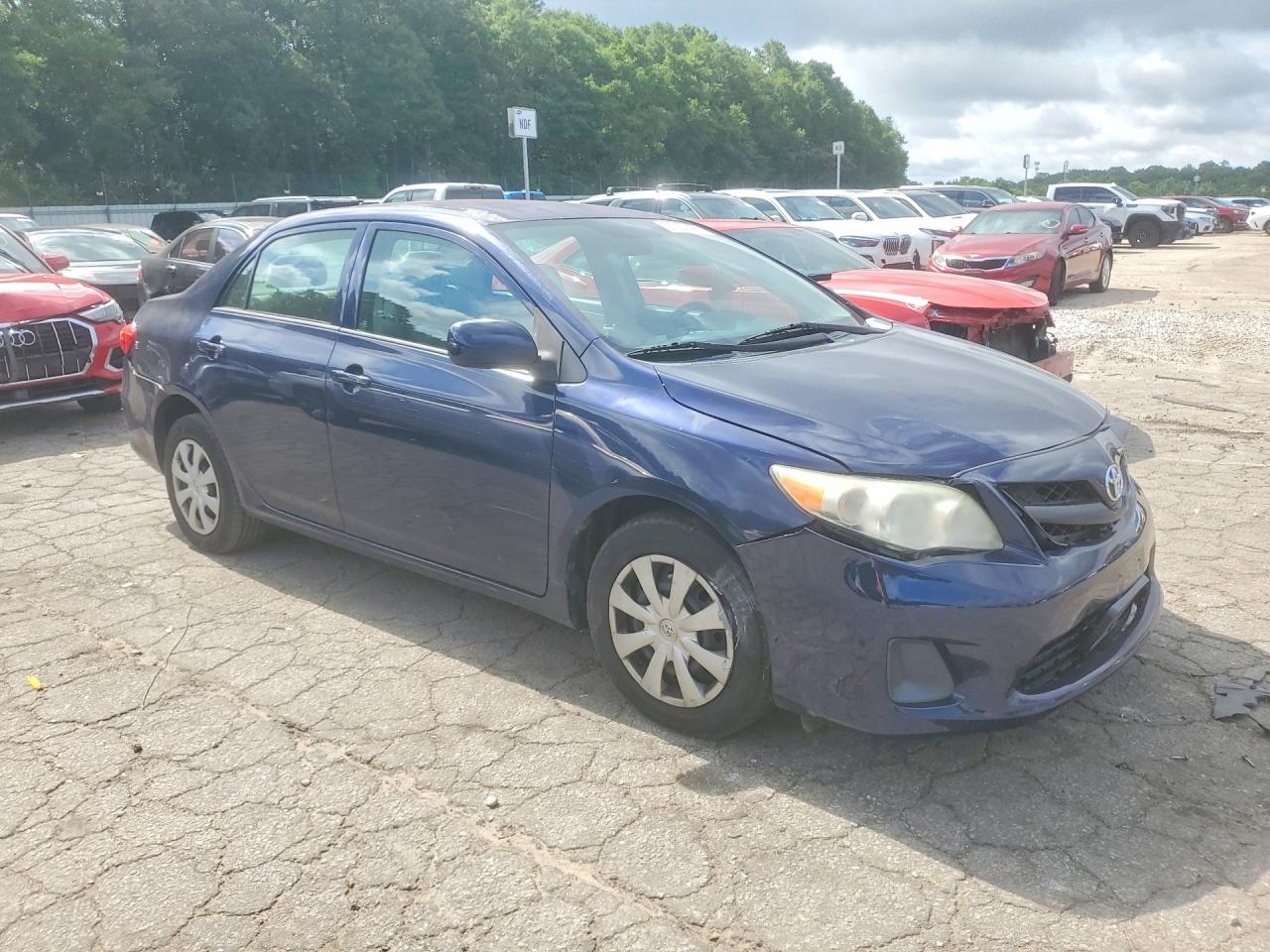 2012 Toyota Corolla L Blue vin: 2T1BU4EE7CC843082