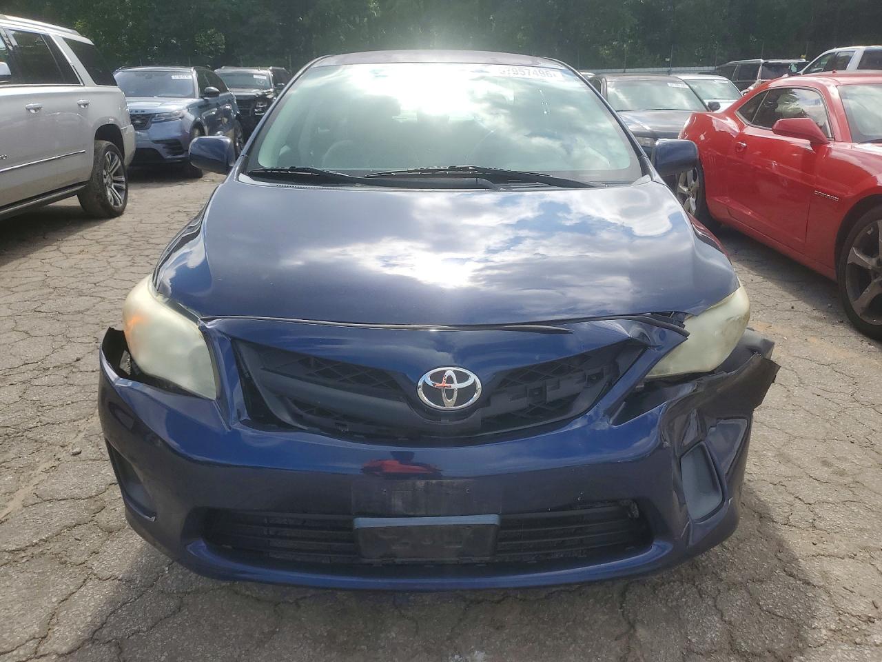 2012 Toyota Corolla L Blue vin: 2T1BU4EE7CC843082