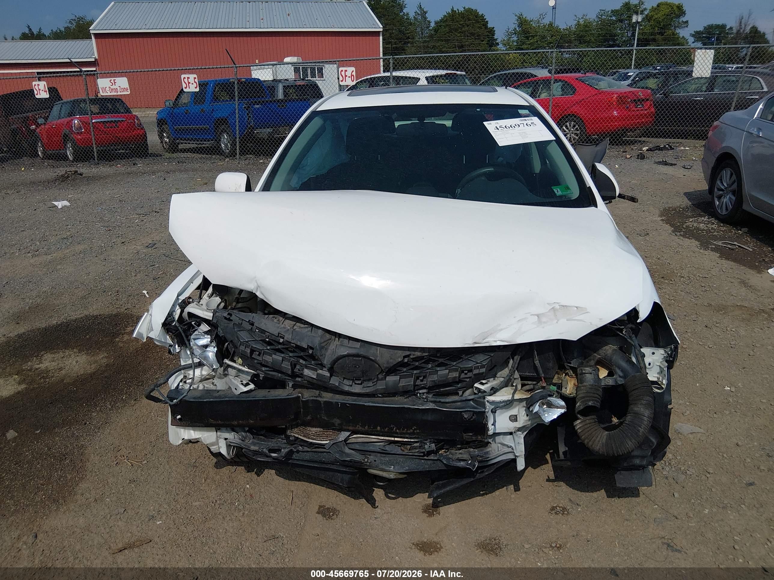 2012 Toyota Corolla S White vin: 2T1BU4EE7CC846371