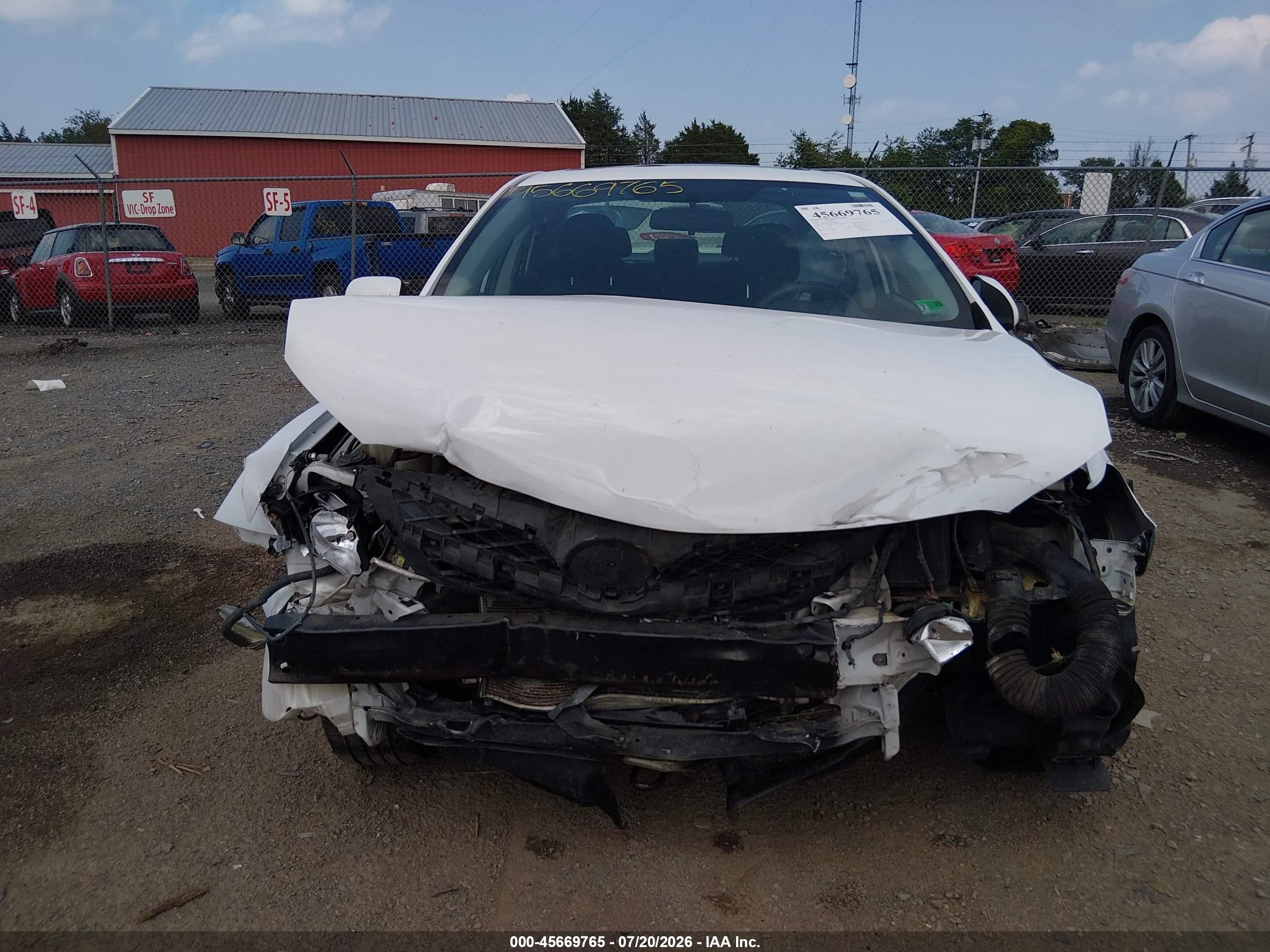 2012 Toyota Corolla S White vin: 2T1BU4EE7CC846371