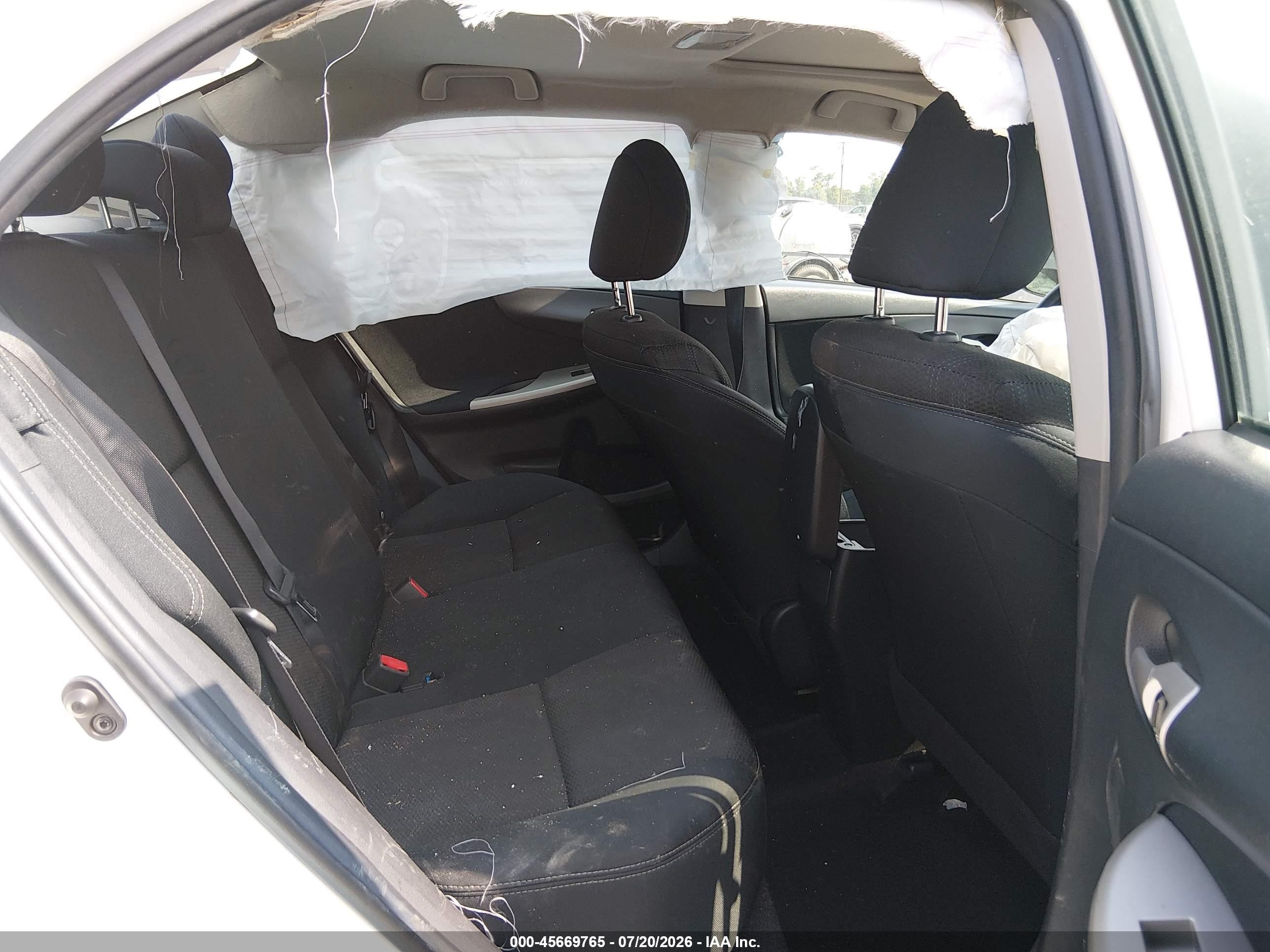 2012 Toyota Corolla S White vin: 2T1BU4EE7CC846371
