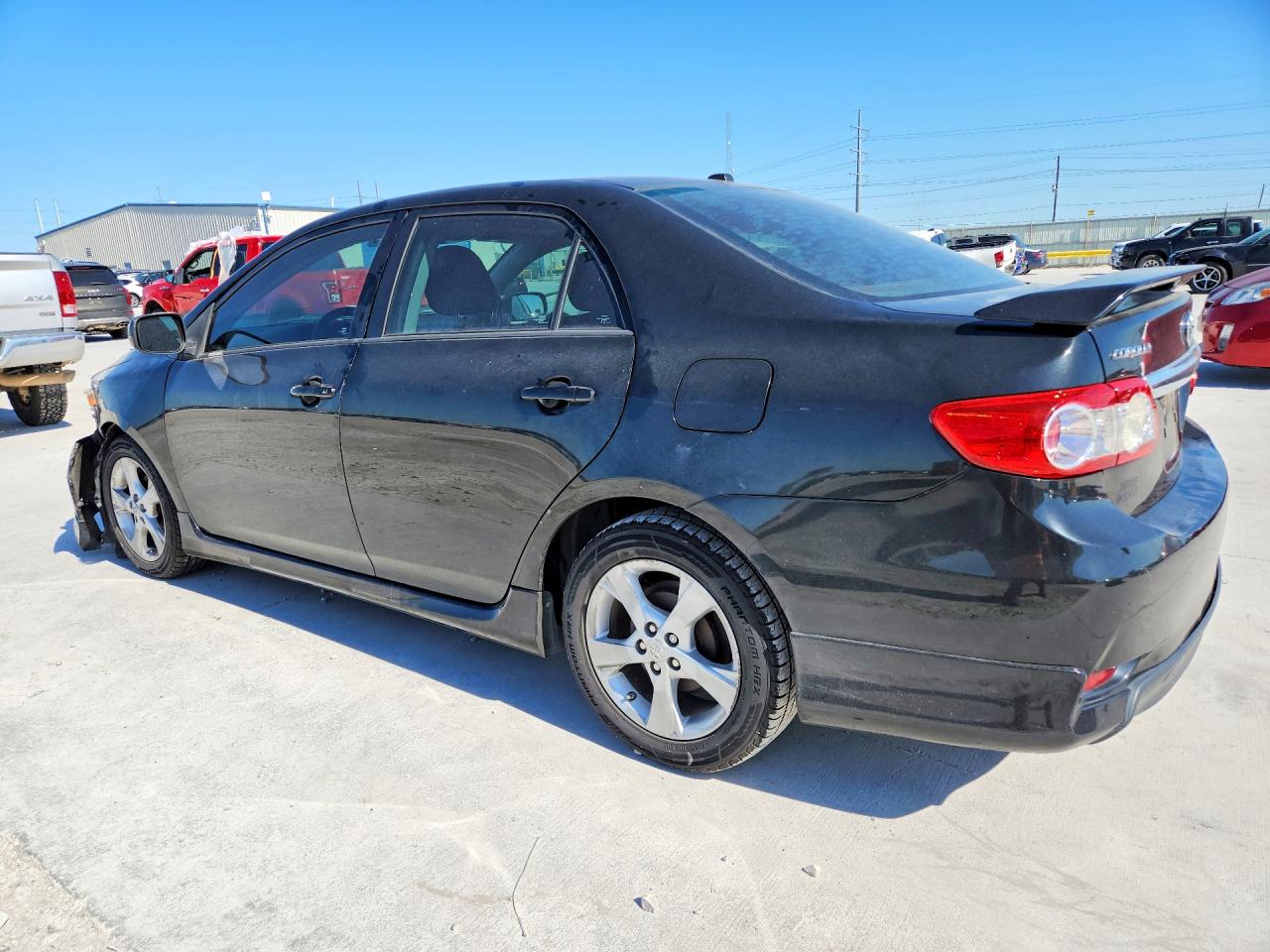 2012 Toyota Corolla S Black vin: 2T1BU4EE7CC850890