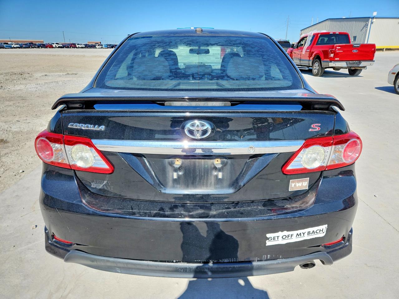 2012 Toyota Corolla S Black vin: 2T1BU4EE7CC850890