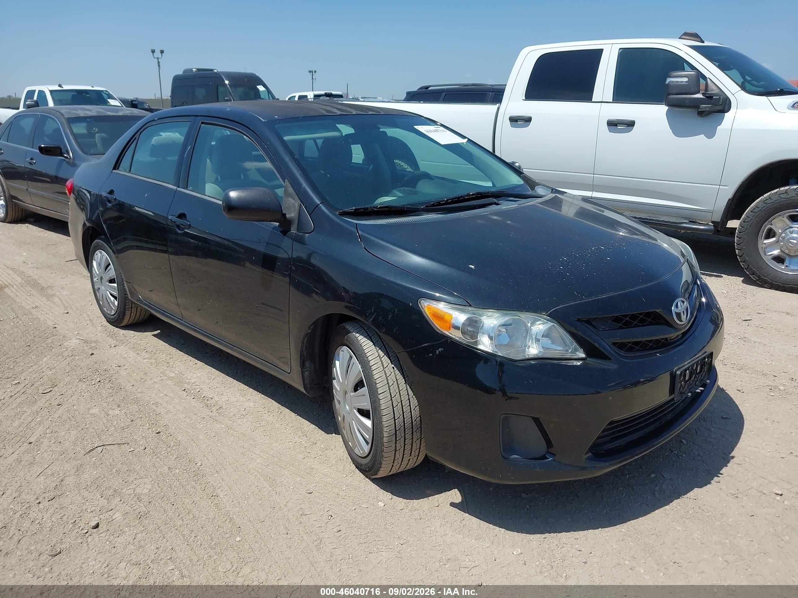 2012 Toyota Corolla Le Black vin: 2T1BU4EE7CC851148