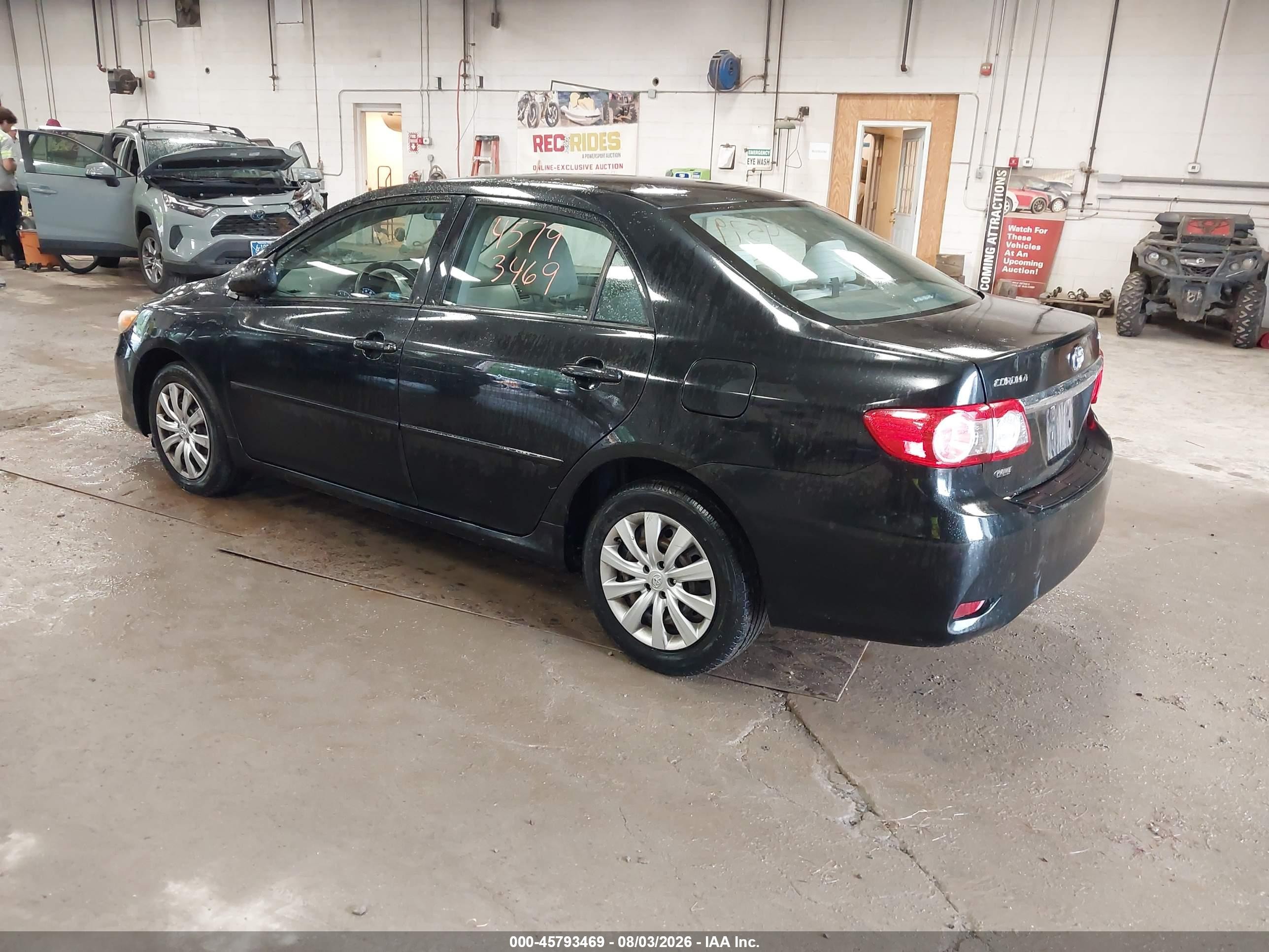2012 Toyota Corolla Le Black vin: 2T1BU4EE7CC854857