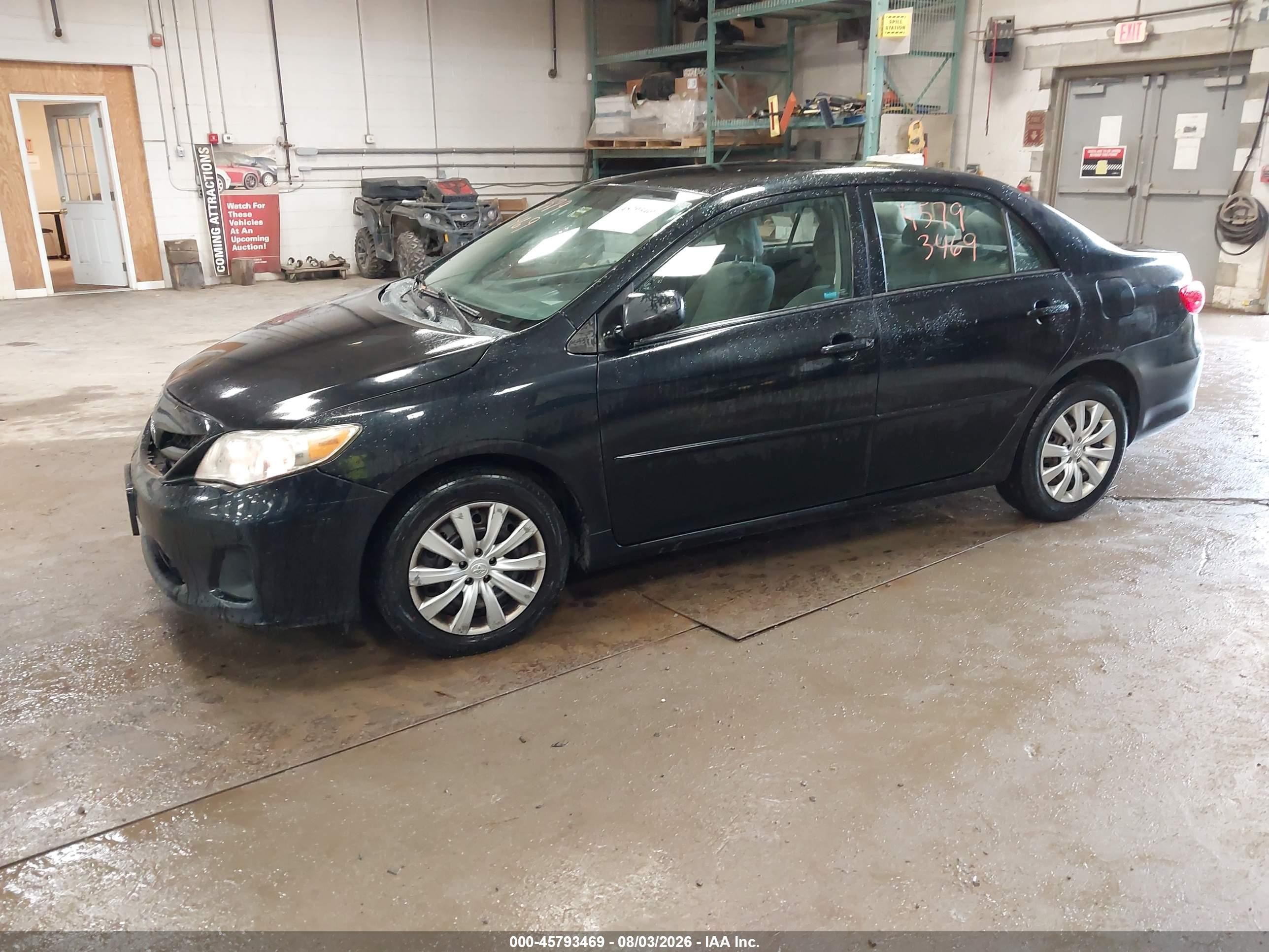 2012 Toyota Corolla Le Black vin: 2T1BU4EE7CC854857