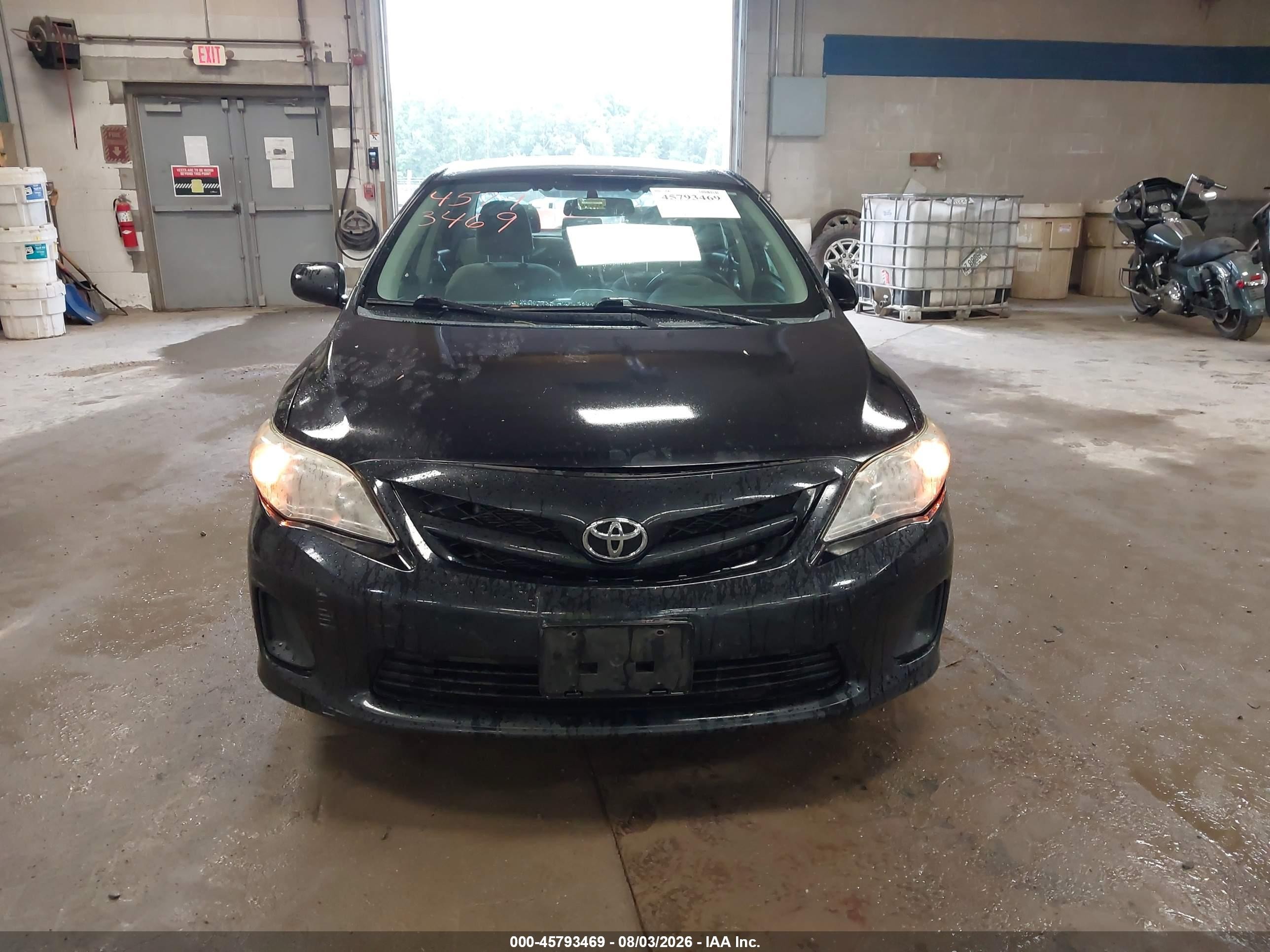 2012 Toyota Corolla Le Black vin: 2T1BU4EE7CC854857