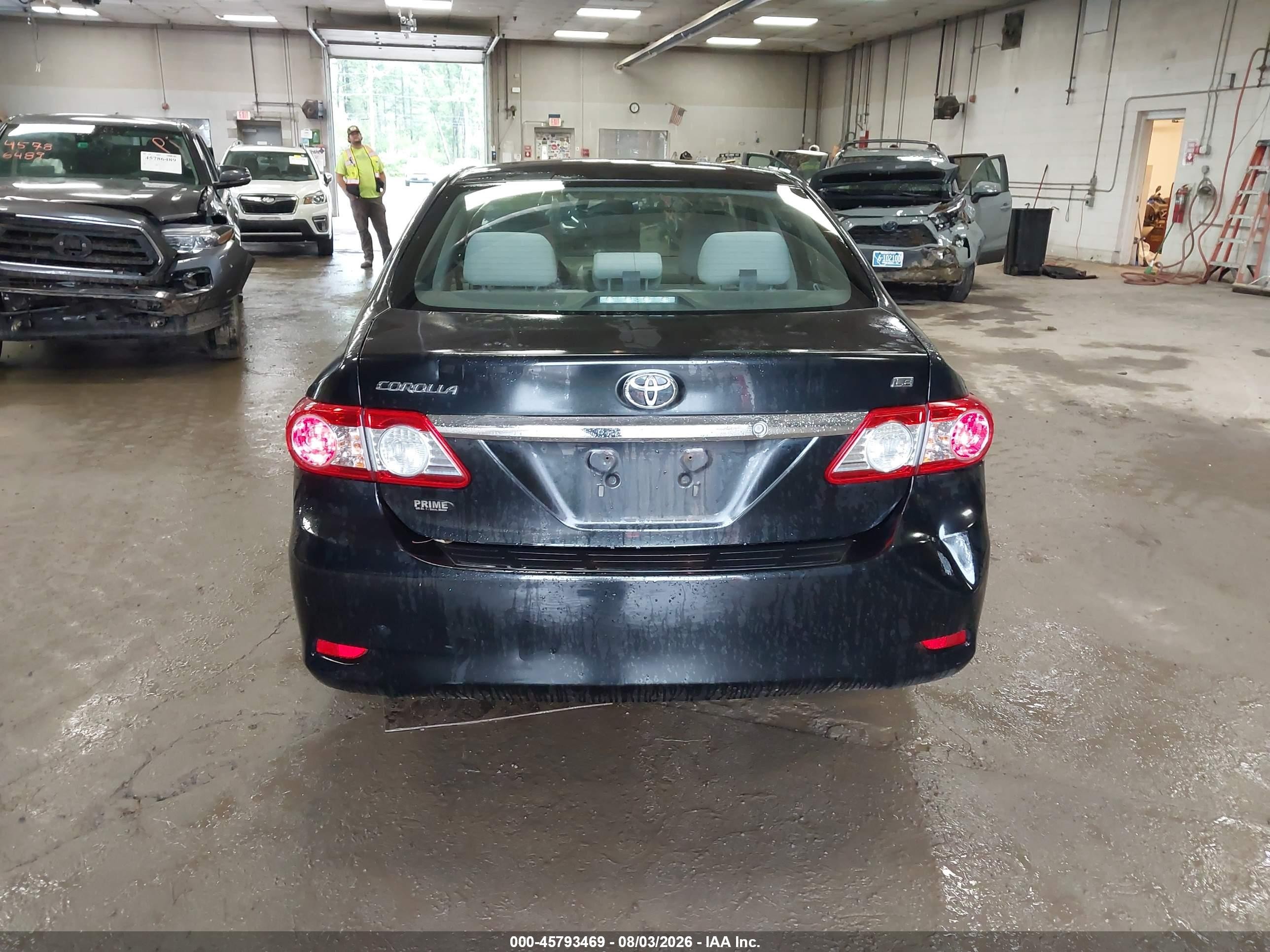 2012 Toyota Corolla Le Black vin: 2T1BU4EE7CC854857