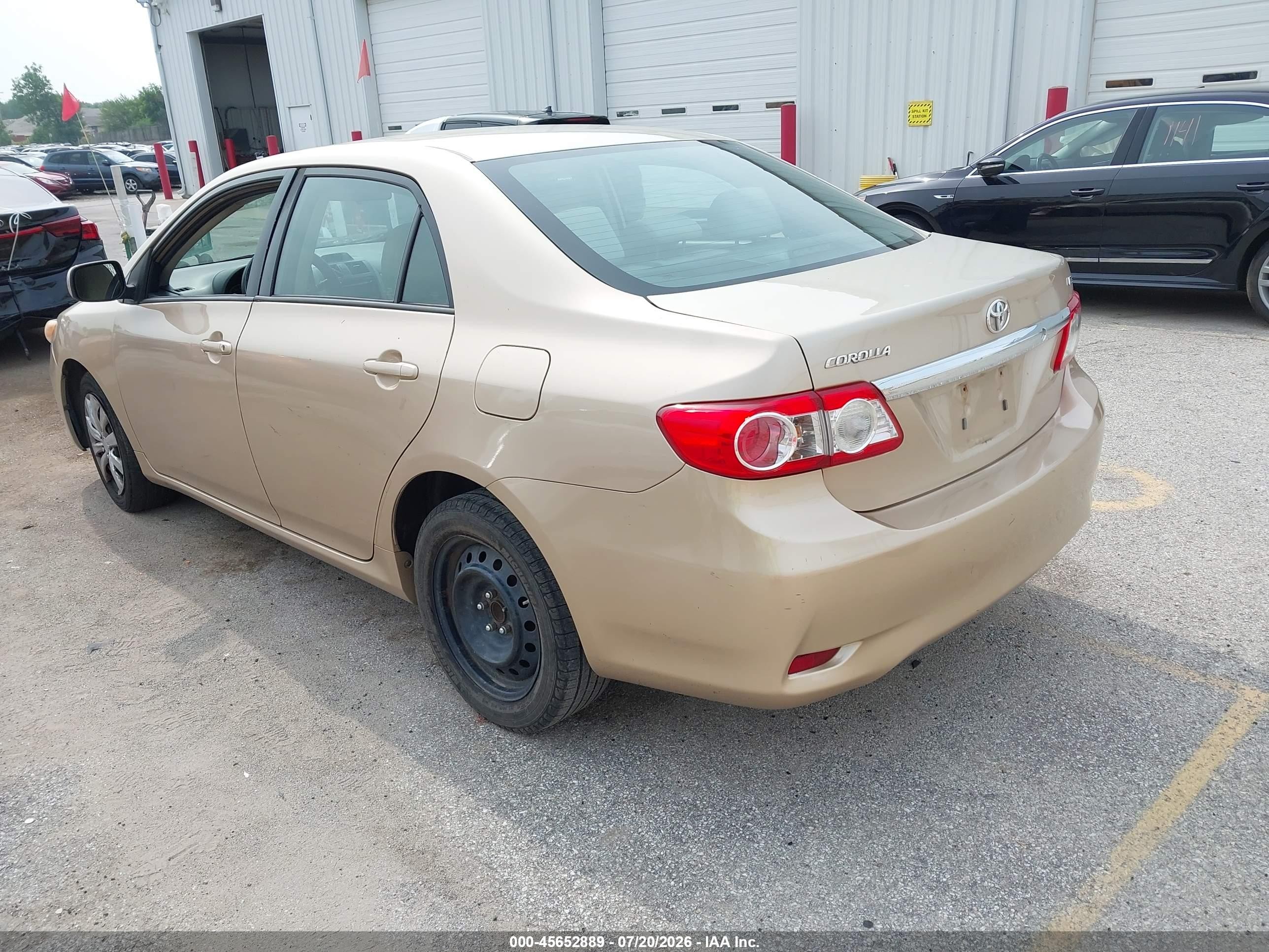 2012 Toyota Corolla Le Золотой vin: 2T1BU4EE7CC862991