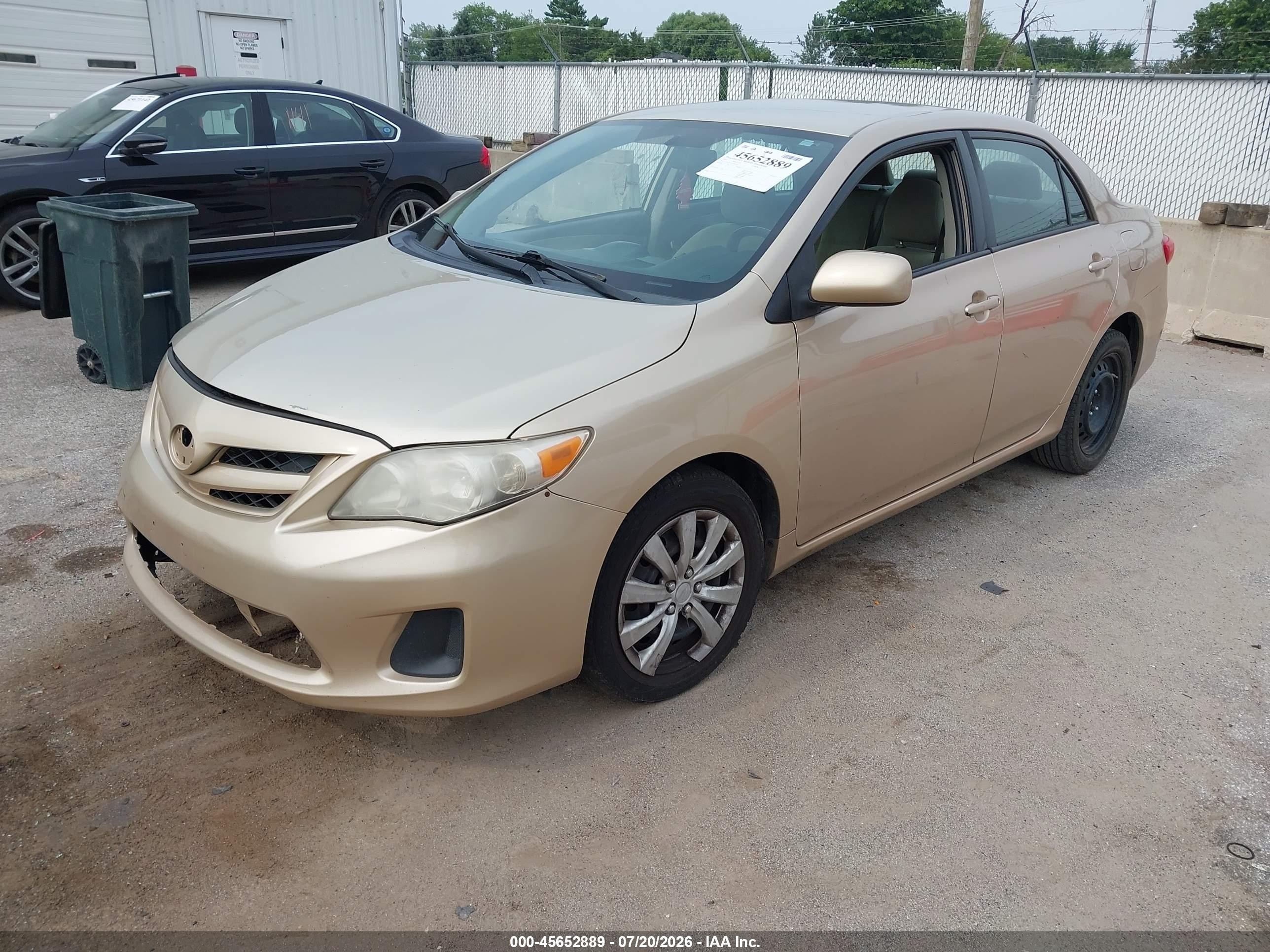 2012 Toyota Corolla Le Золотой vin: 2T1BU4EE7CC862991