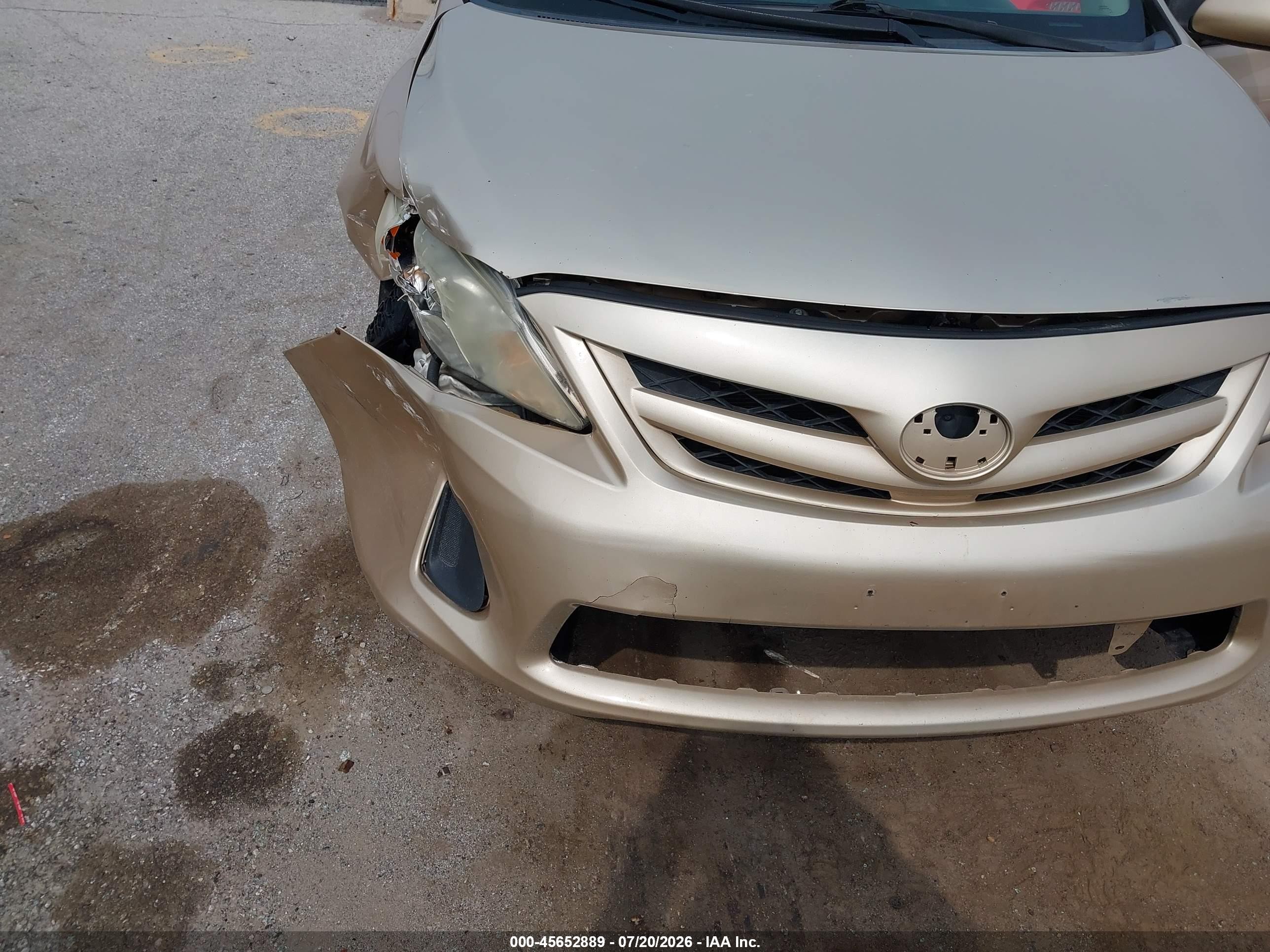 2012 Toyota Corolla Le Золотой vin: 2T1BU4EE7CC862991