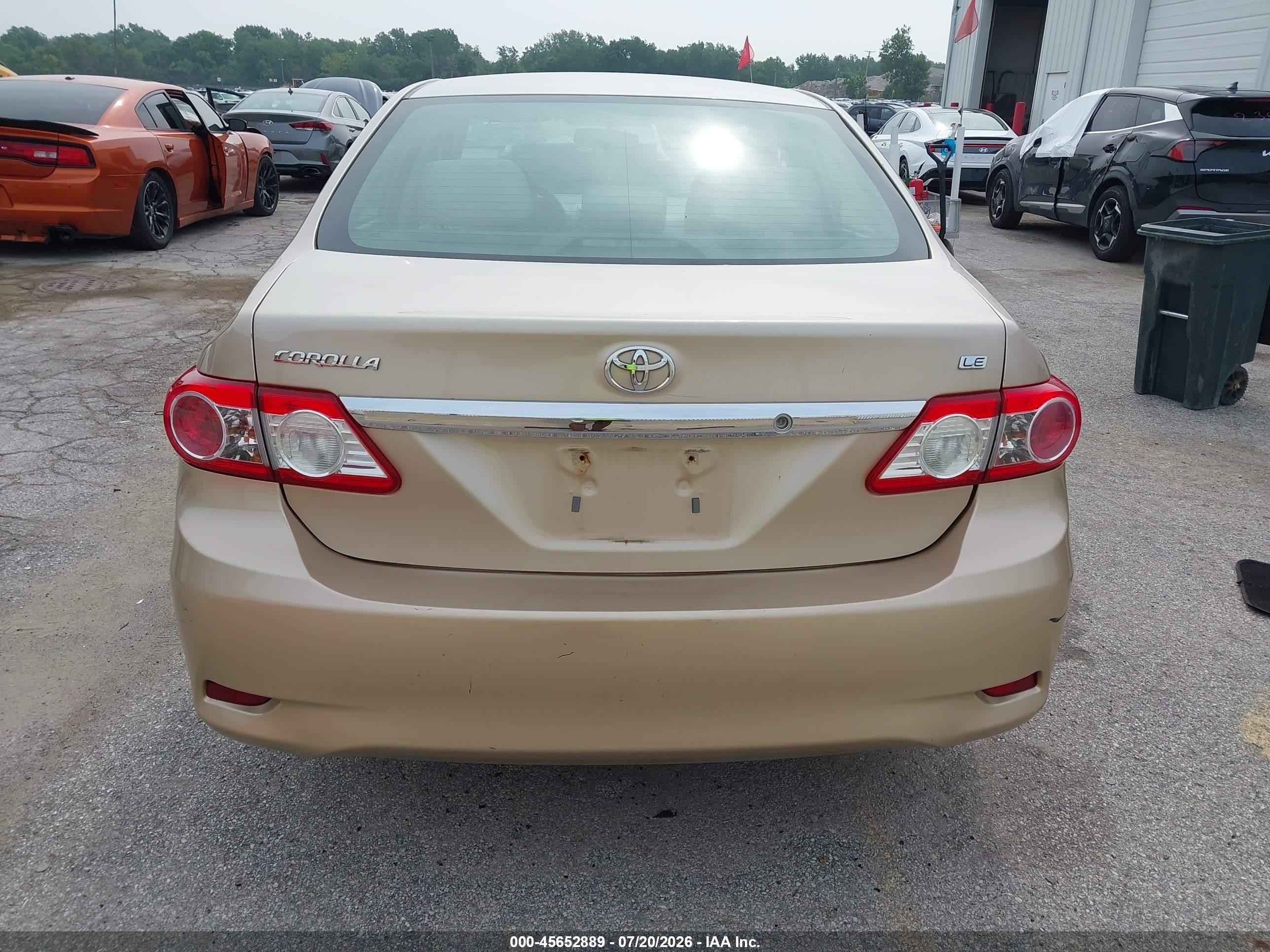 2012 Toyota Corolla Le Золотой vin: 2T1BU4EE7CC862991