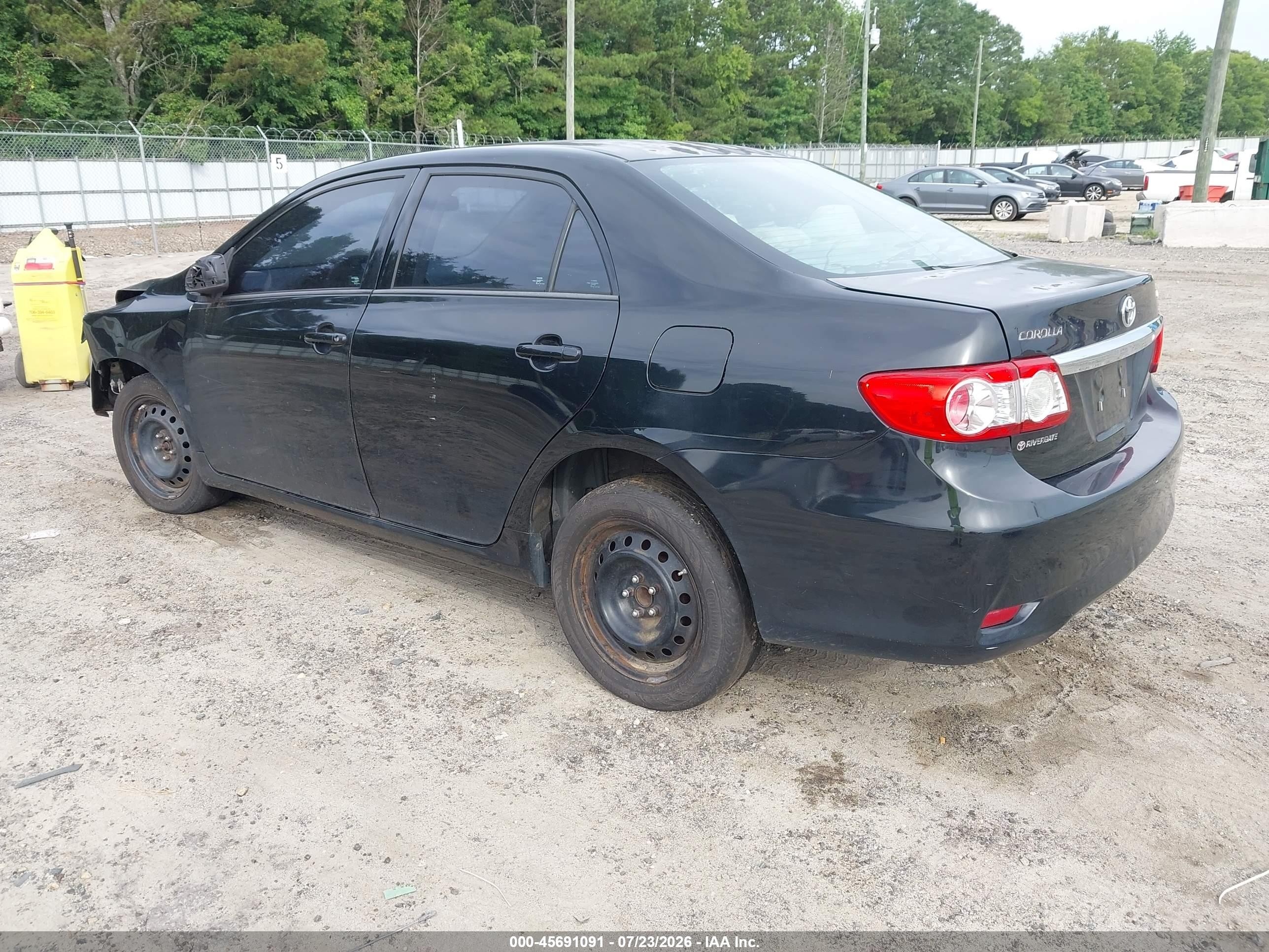 2012 Toyota Corolla Le Black vin: 2T1BU4EE7CC865311