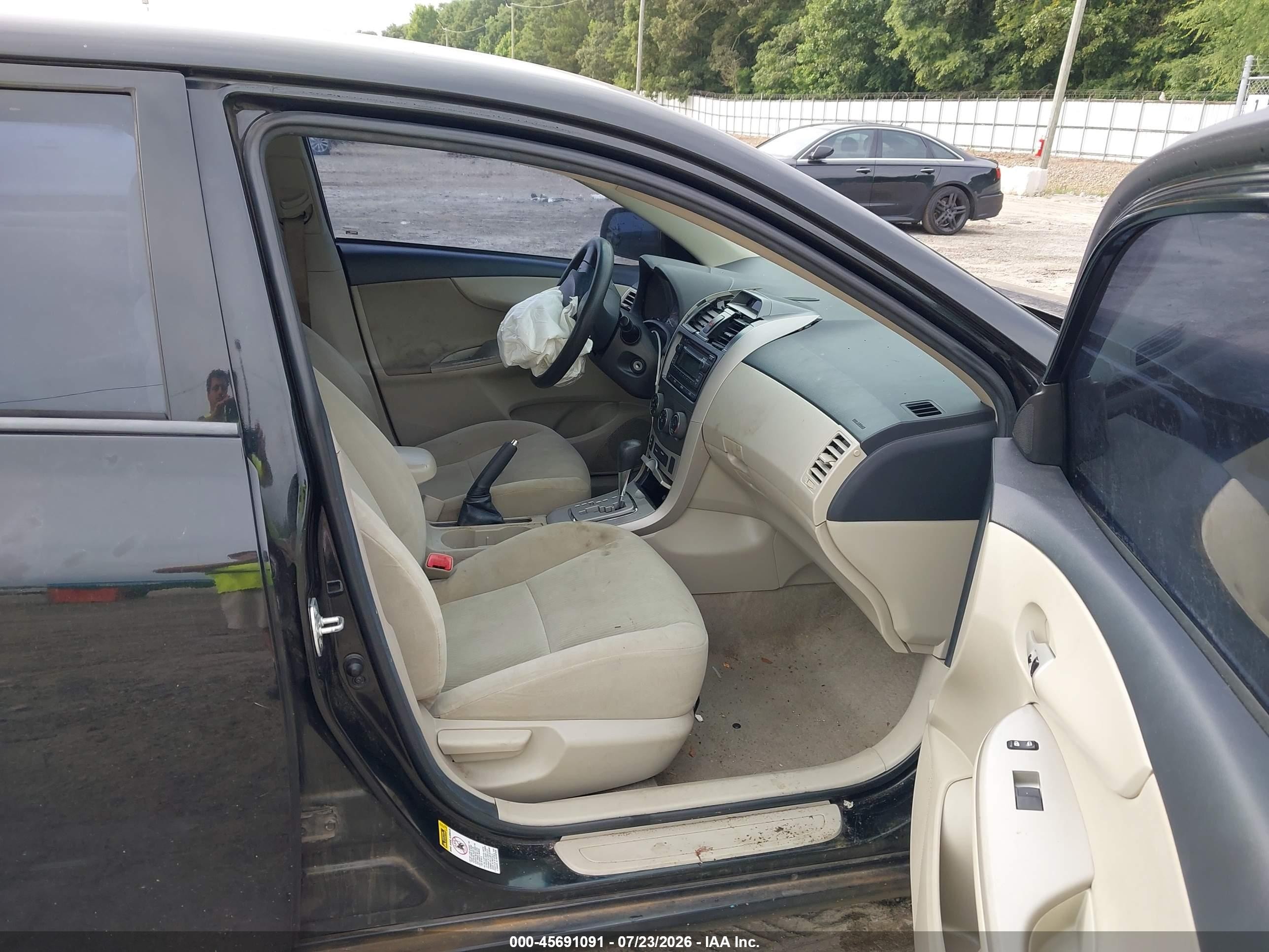 2012 Toyota Corolla Le Black vin: 2T1BU4EE7CC865311