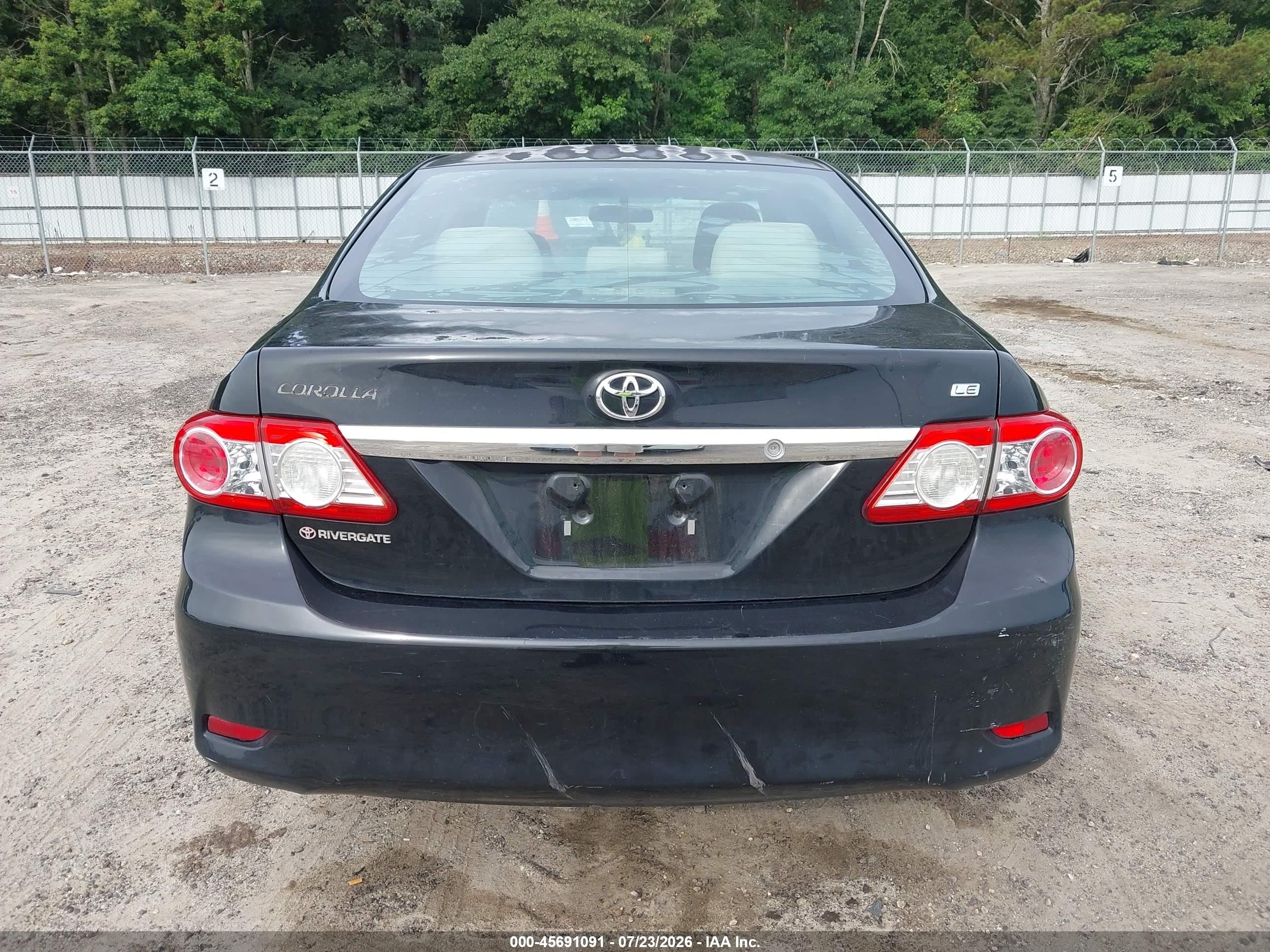 2012 Toyota Corolla Le Black vin: 2T1BU4EE7CC865311