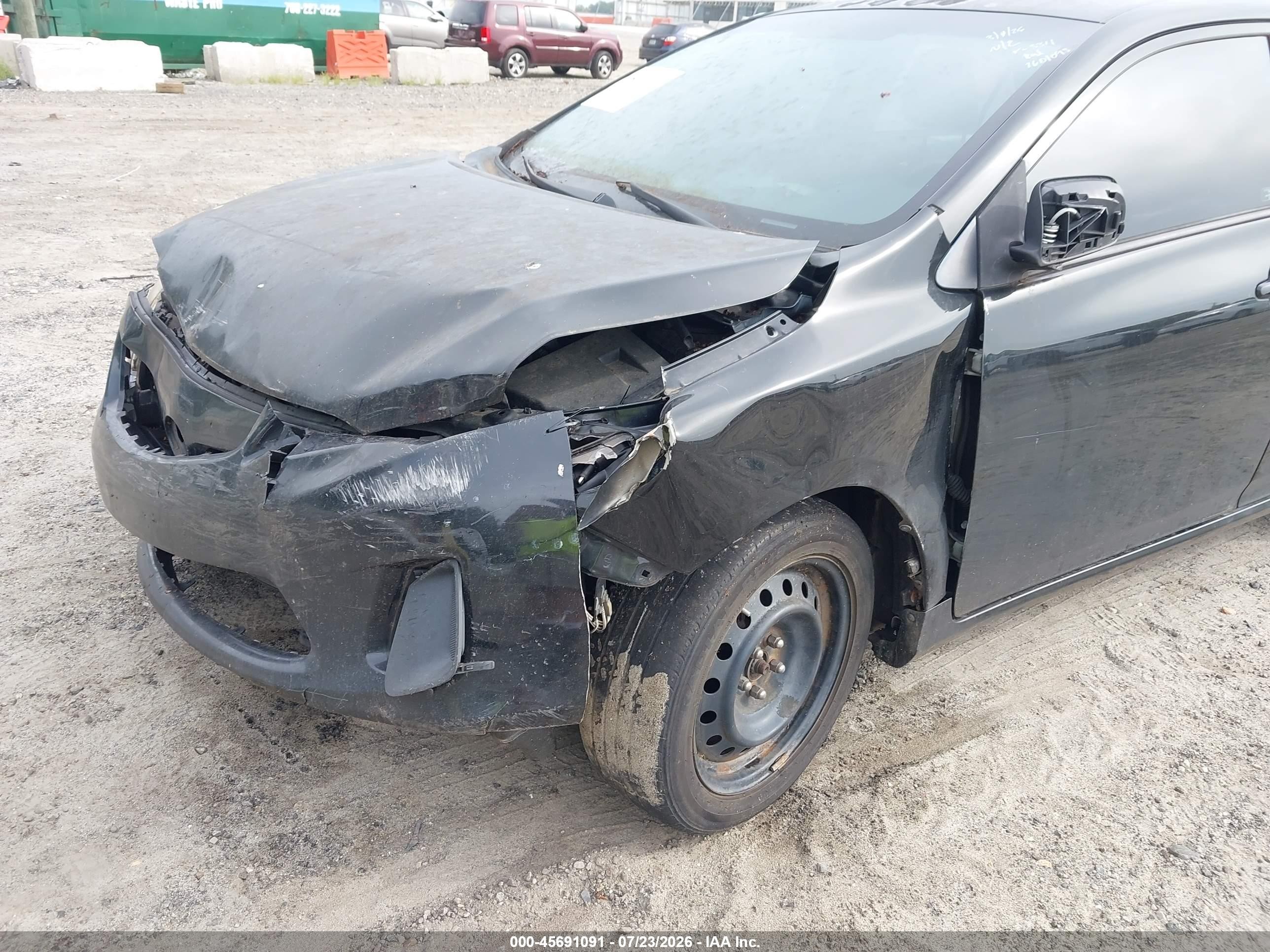 2012 Toyota Corolla Le Black vin: 2T1BU4EE7CC865311