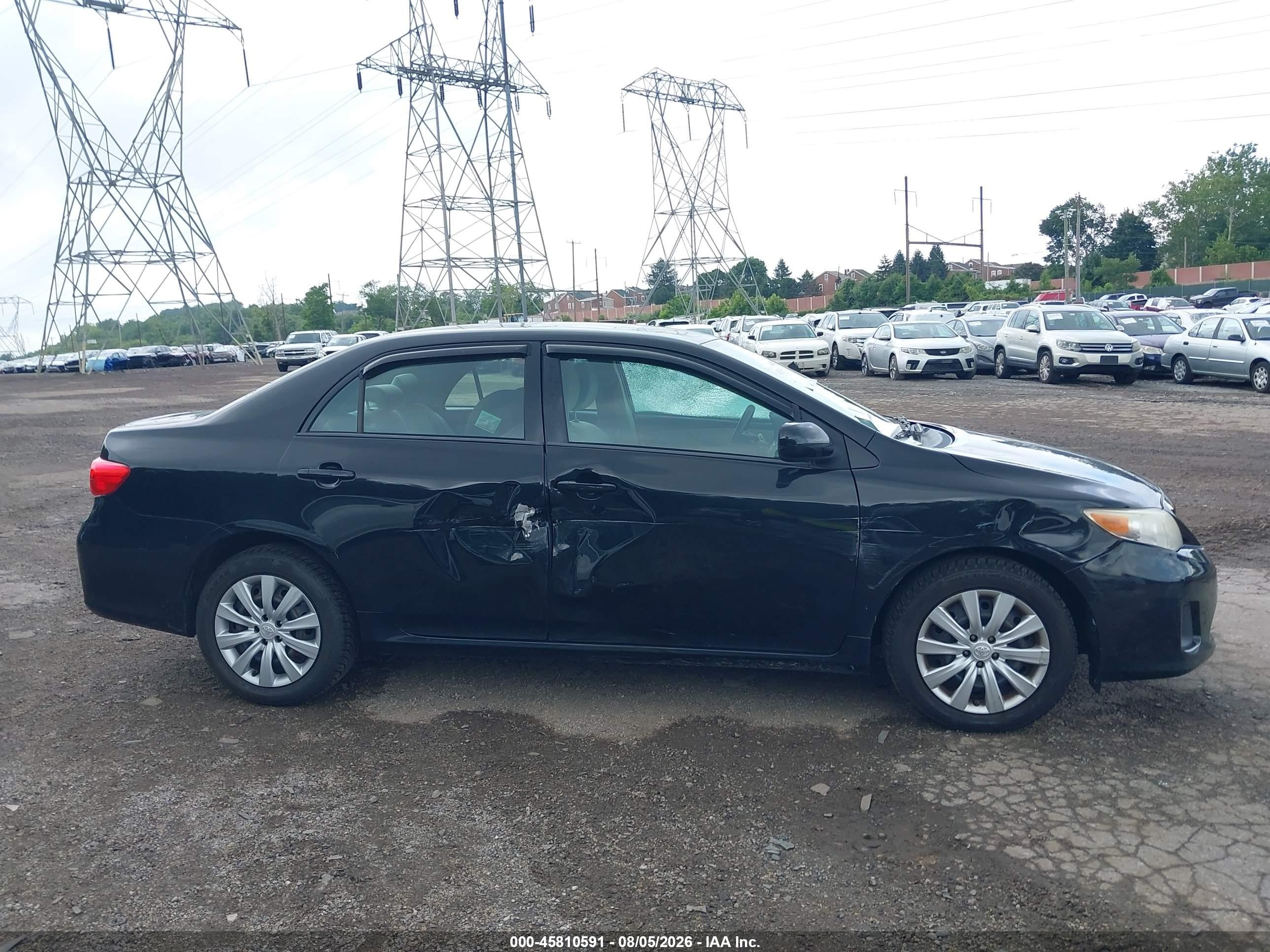 2012 Toyota Corolla Le Black vin: 2T1BU4EE7CC866474