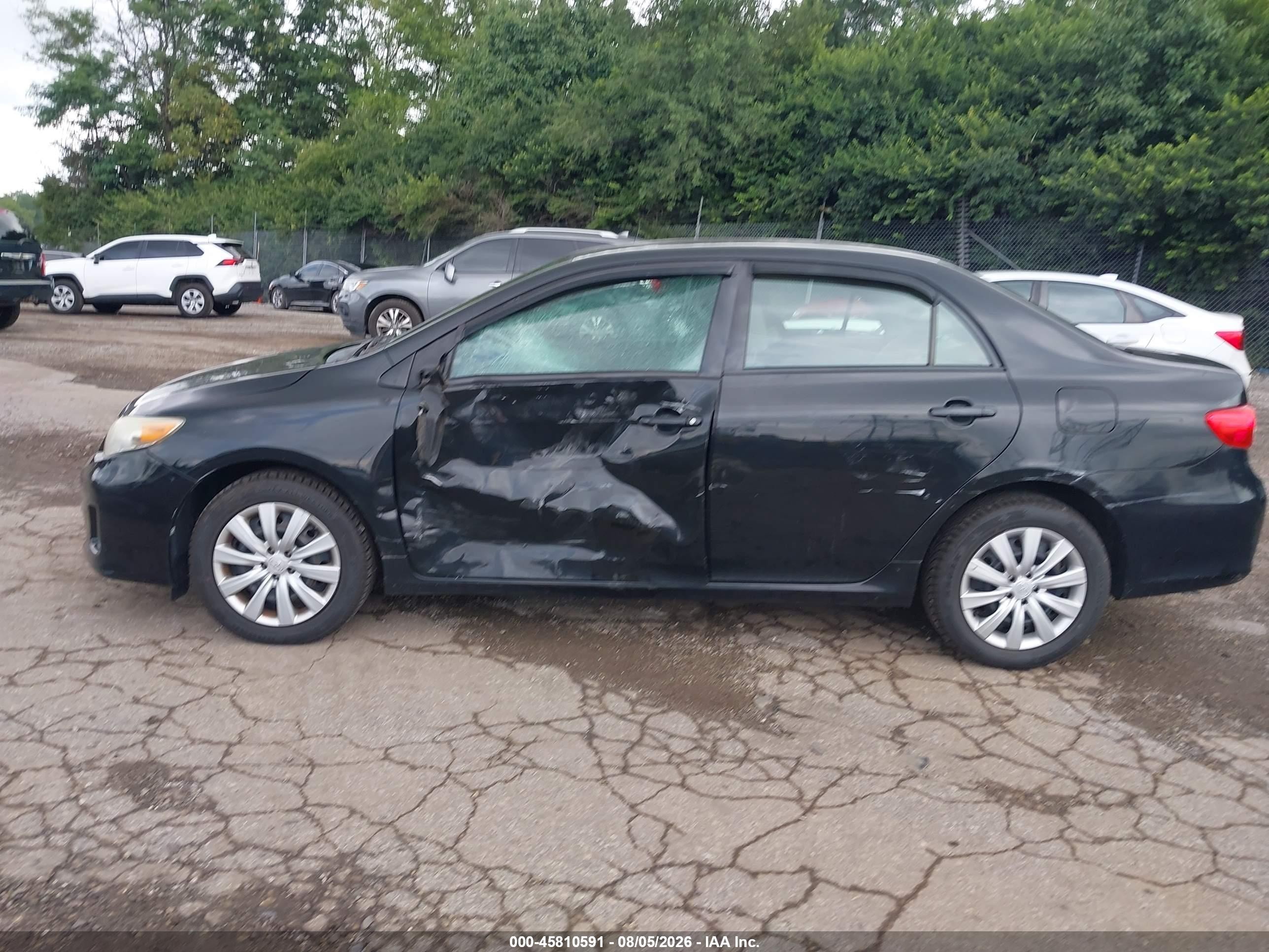 2012 Toyota Corolla Le Black vin: 2T1BU4EE7CC866474