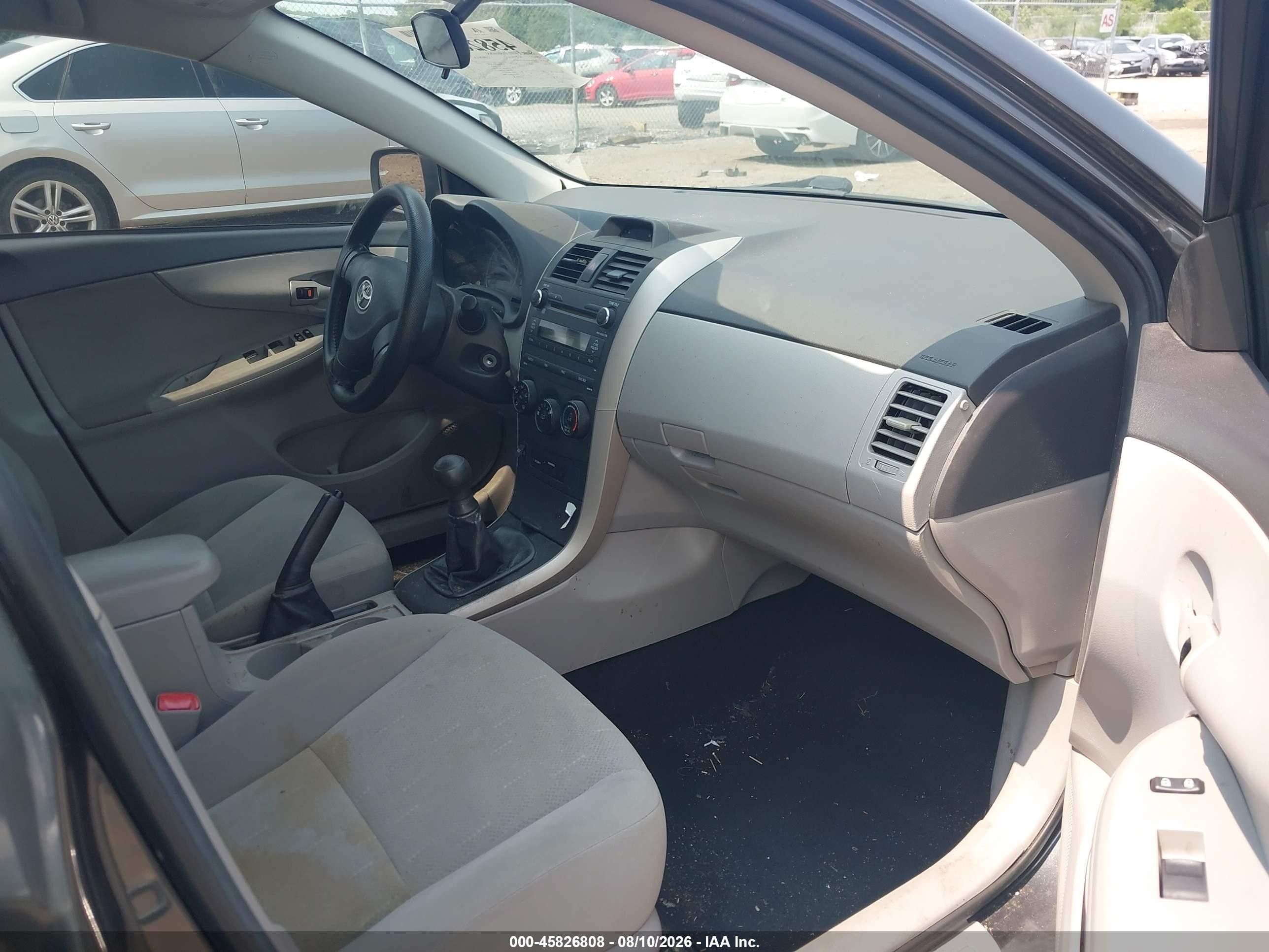 2012 Toyota Corolla L Gray vin: 2T1BU4EE7CC874171