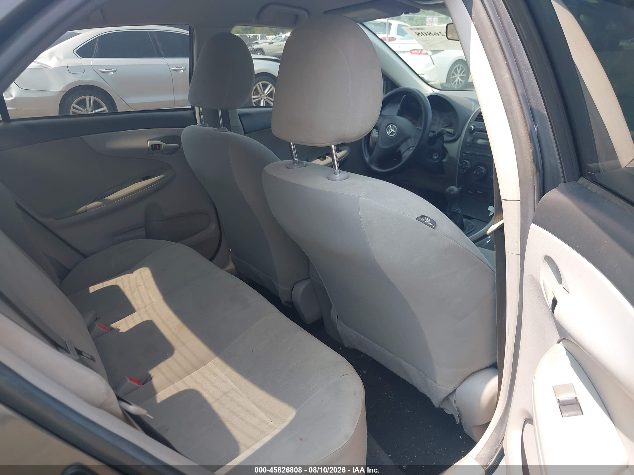 2012 Toyota Corolla L Gray vin: 2T1BU4EE7CC874171