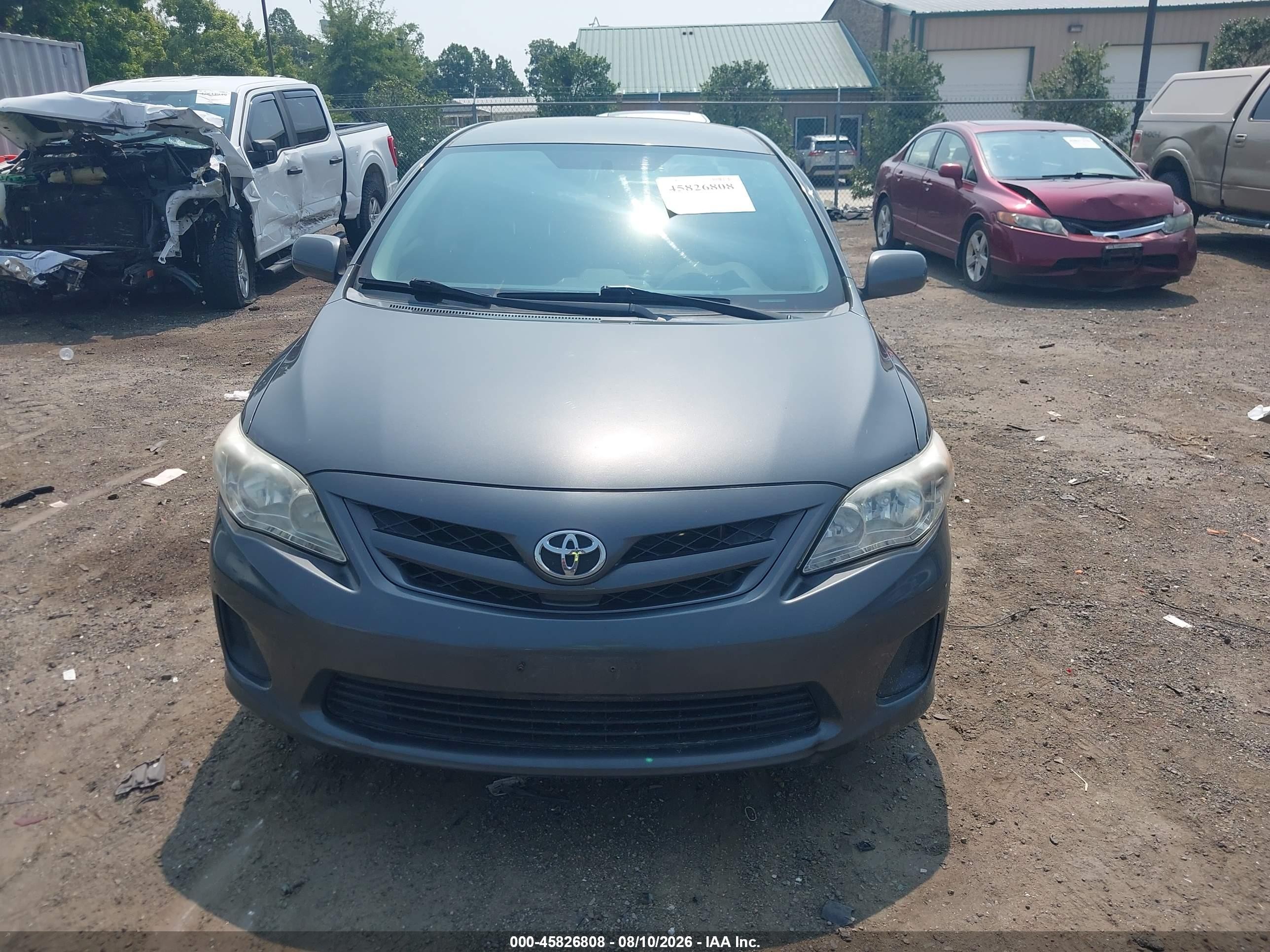 2012 Toyota Corolla L Gray vin: 2T1BU4EE7CC874171