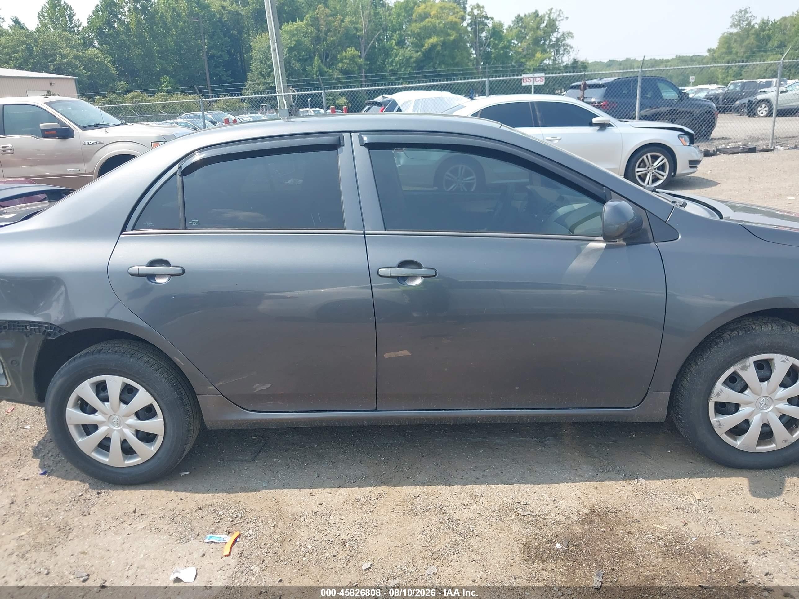 2012 Toyota Corolla L Gray vin: 2T1BU4EE7CC874171